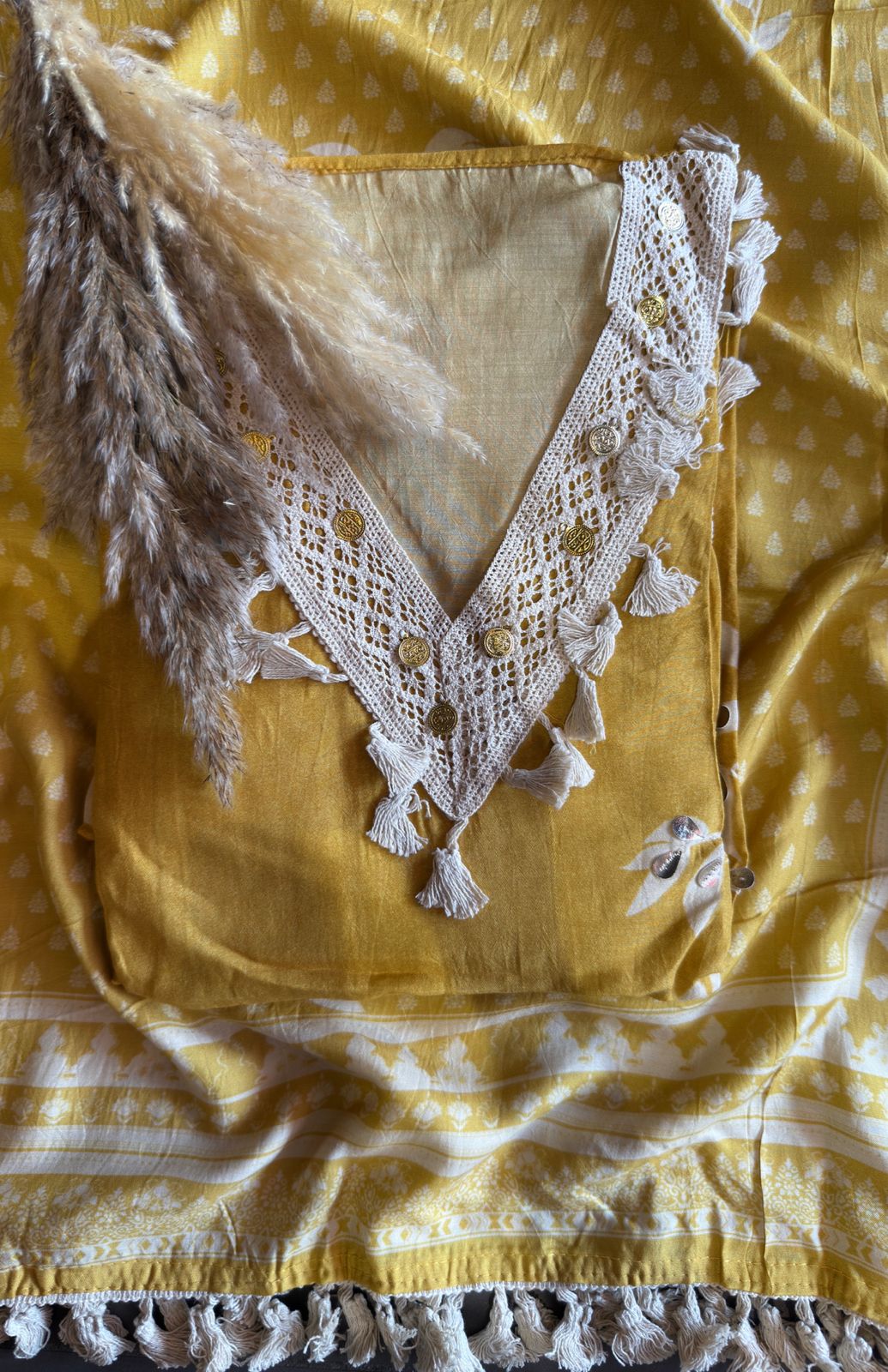 Pure Muslin Shirt Semi stitched