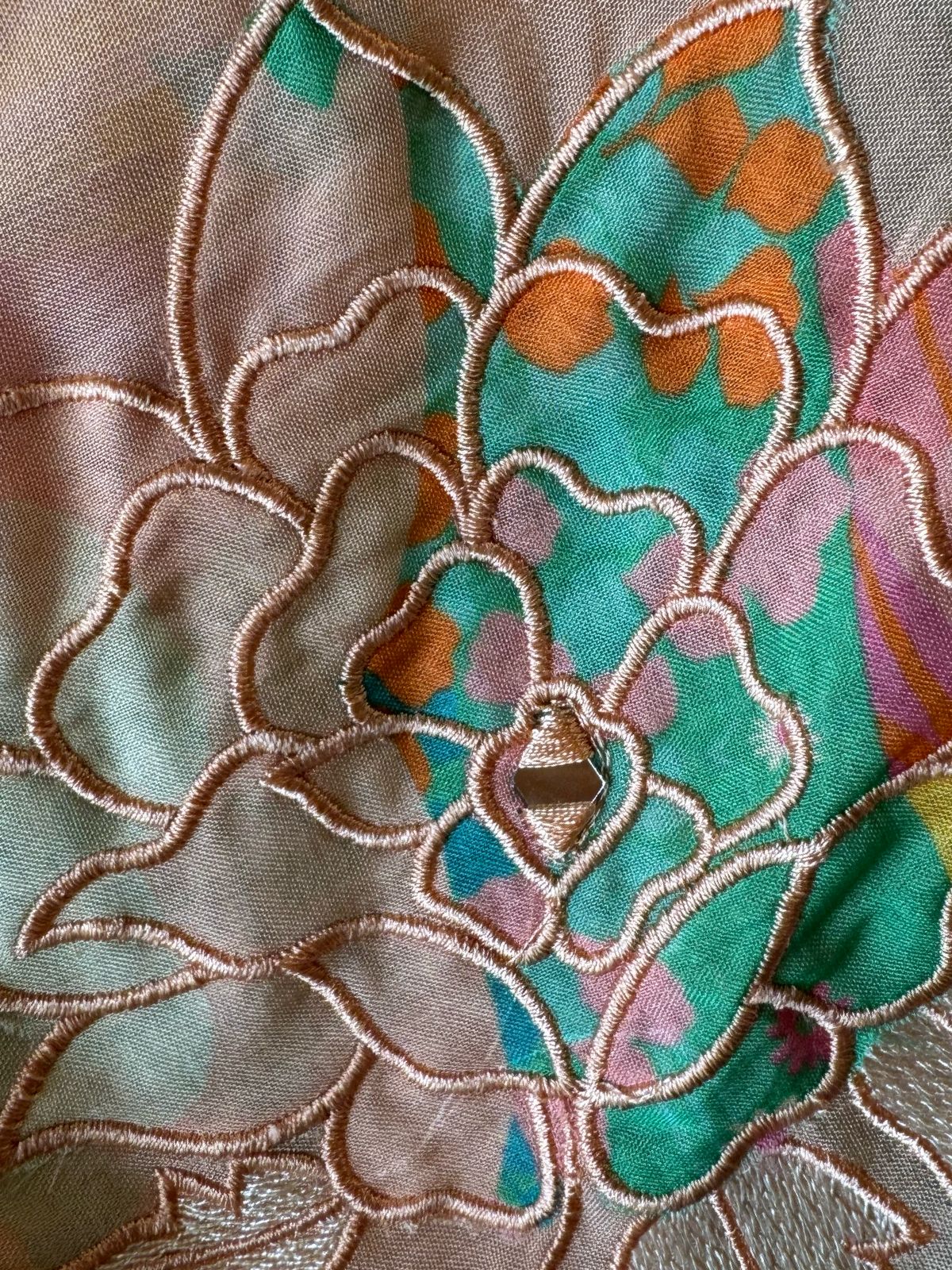 Latest launch on Orgabza with appliqué work Dupatta