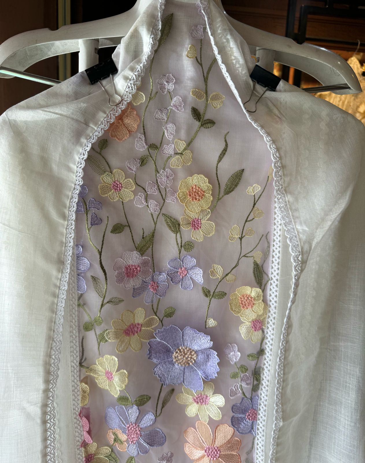 3D Multi coloured flower Designer front