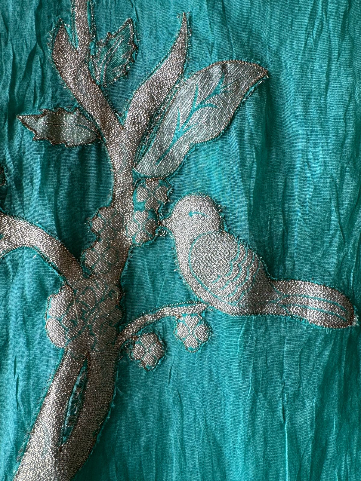 Pure mul Chanderi ombre Unstitched shirt