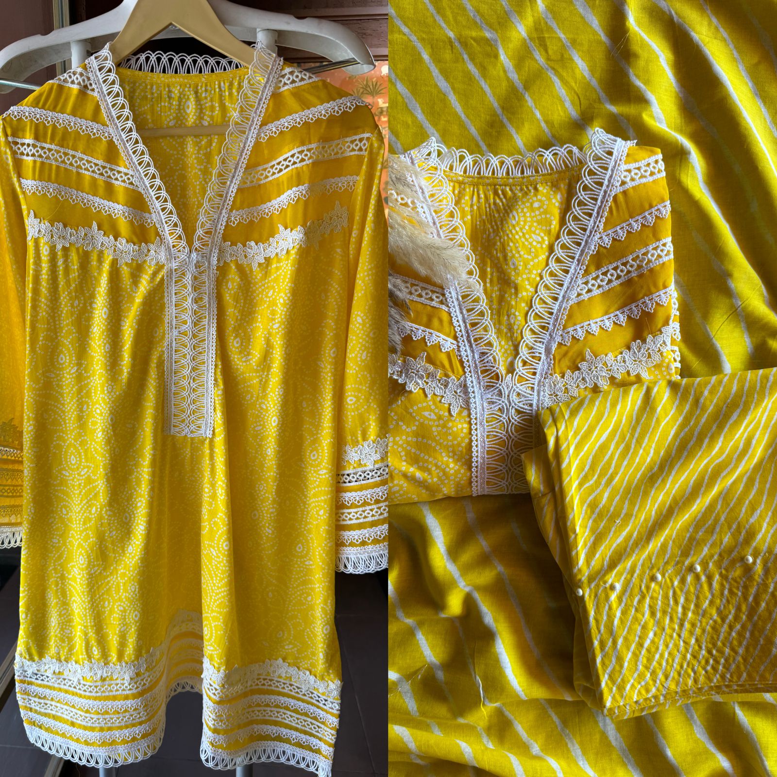 Bandhani printed coord set