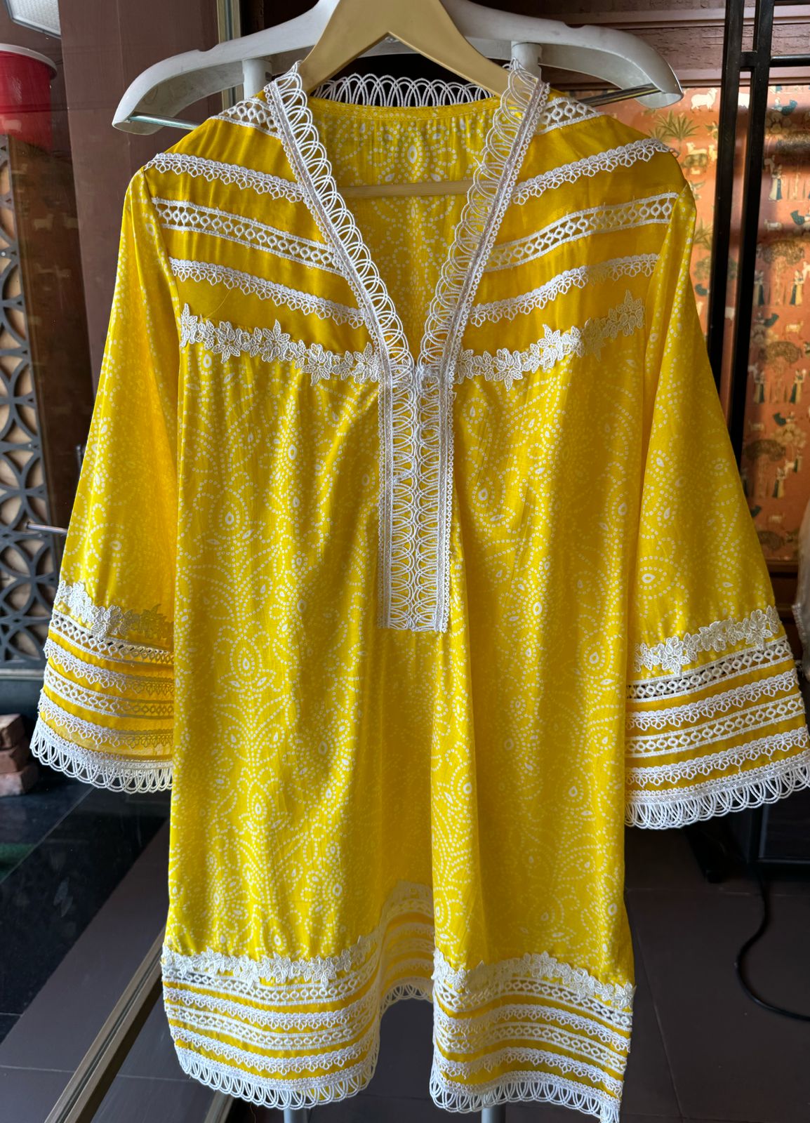 Bandhani printed coord set