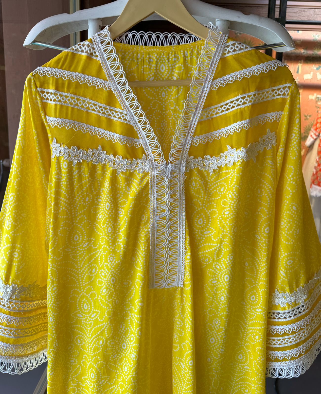 Bandhani printed coord set