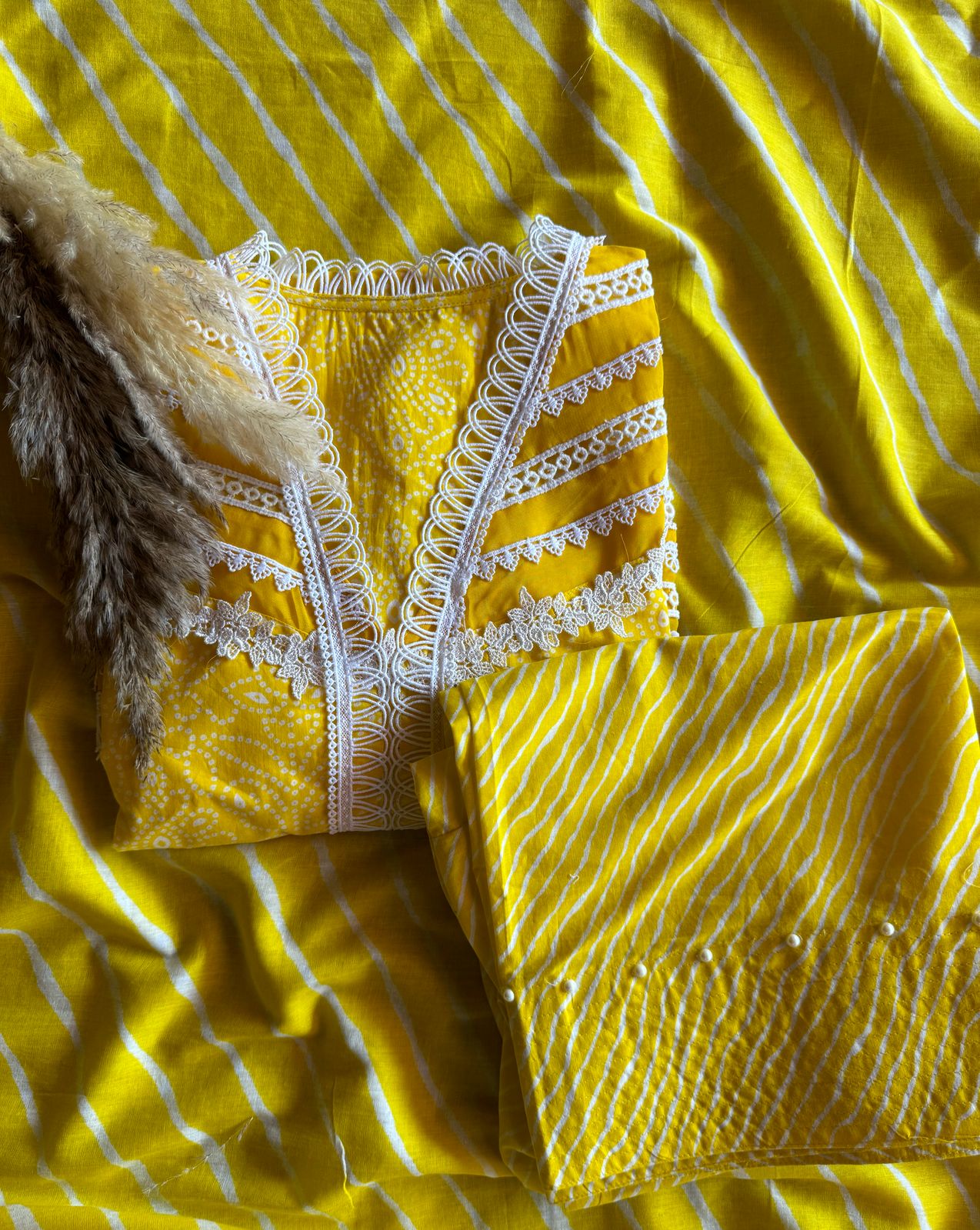 Bandhani printed coord set