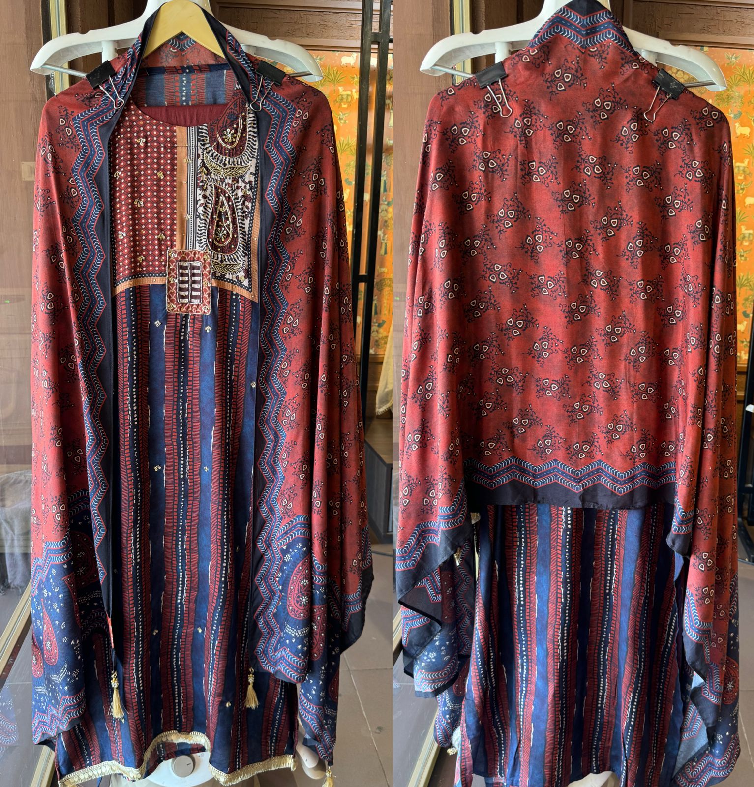 Shop our New collections of AJRAKH PRINTS ON PURE MUSLIN