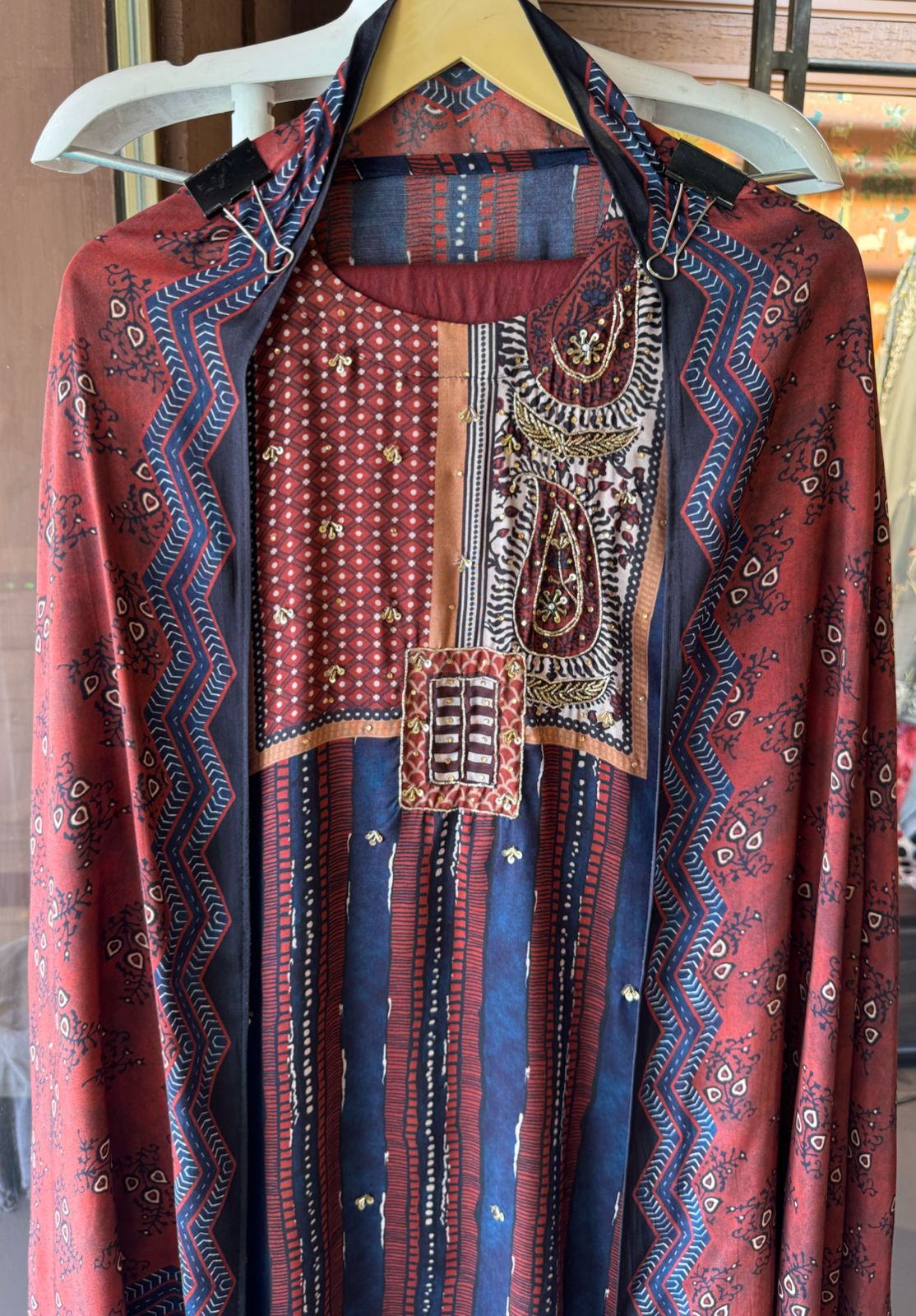 Shop our New collections of AJRAKH PRINTS ON PURE MUSLIN