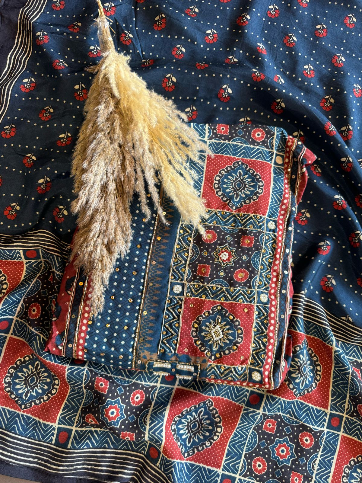 Shop our New collections of AJRAKH PRINTS ON PURE MUSLIN