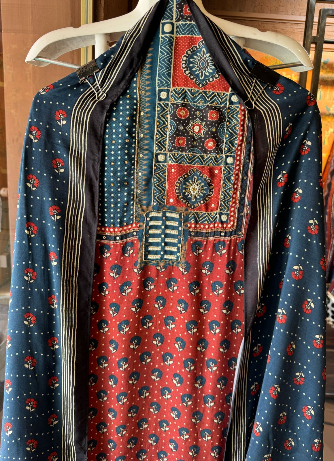 Shop our New collections of AJRAKH PRINTS ON PURE MUSLIN