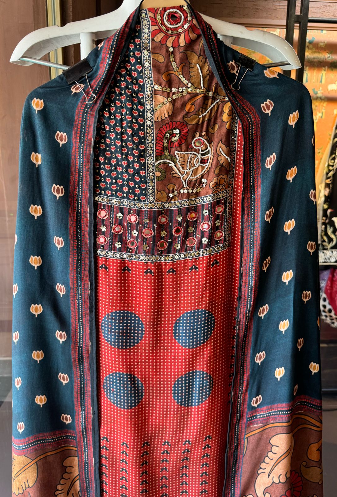 Shop our New collections of AJRAKH PRINTS ON PURE MUSLIN