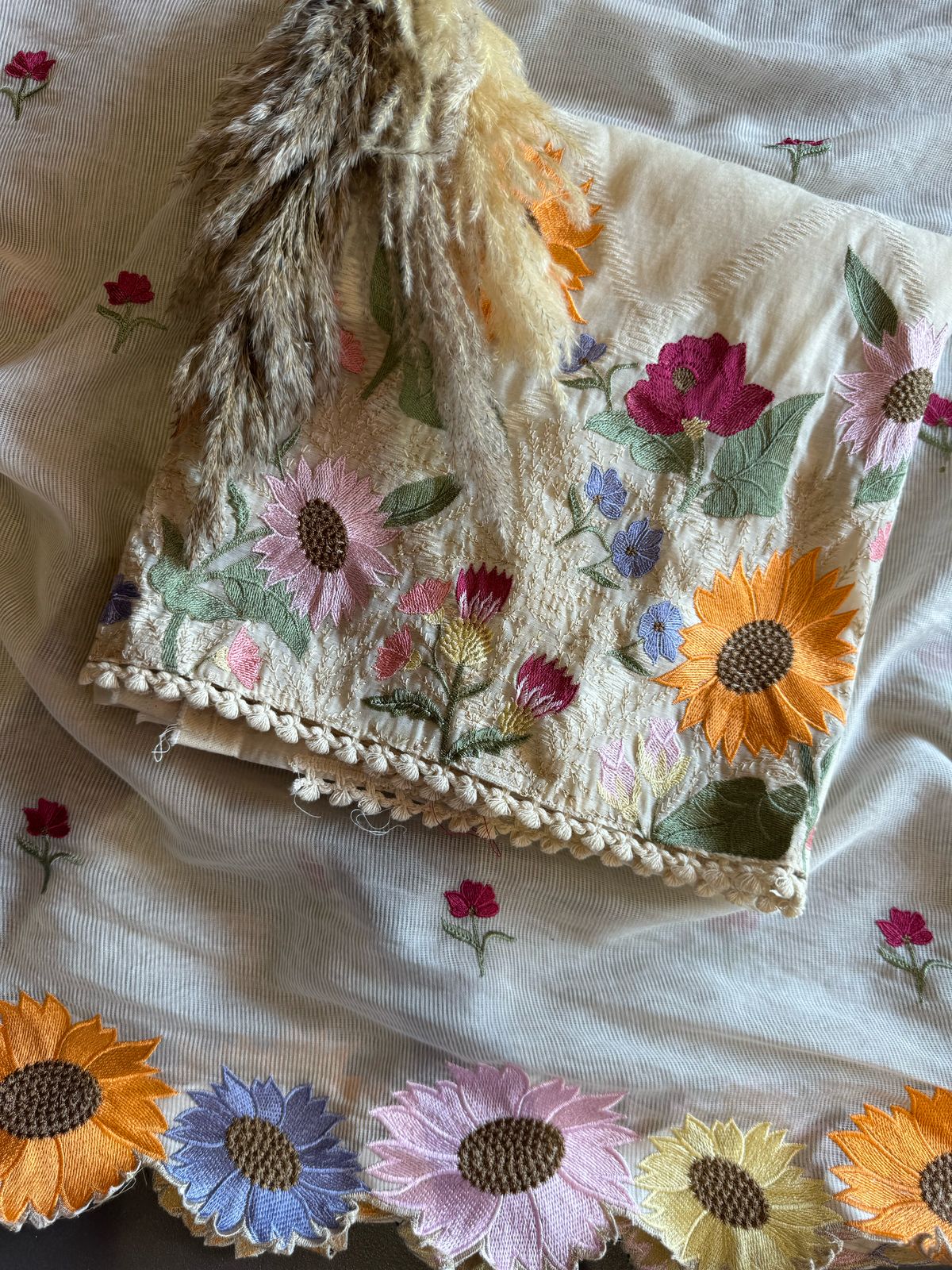 Mul cotton chanderi Unstitched Shirt