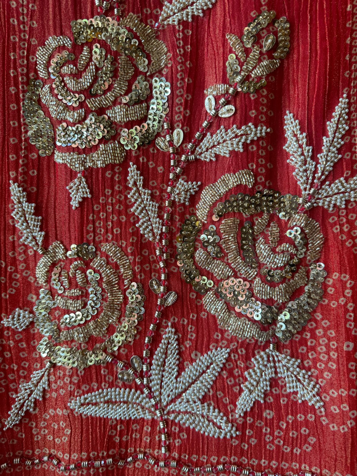 Crushed stretchable Tissue fabric