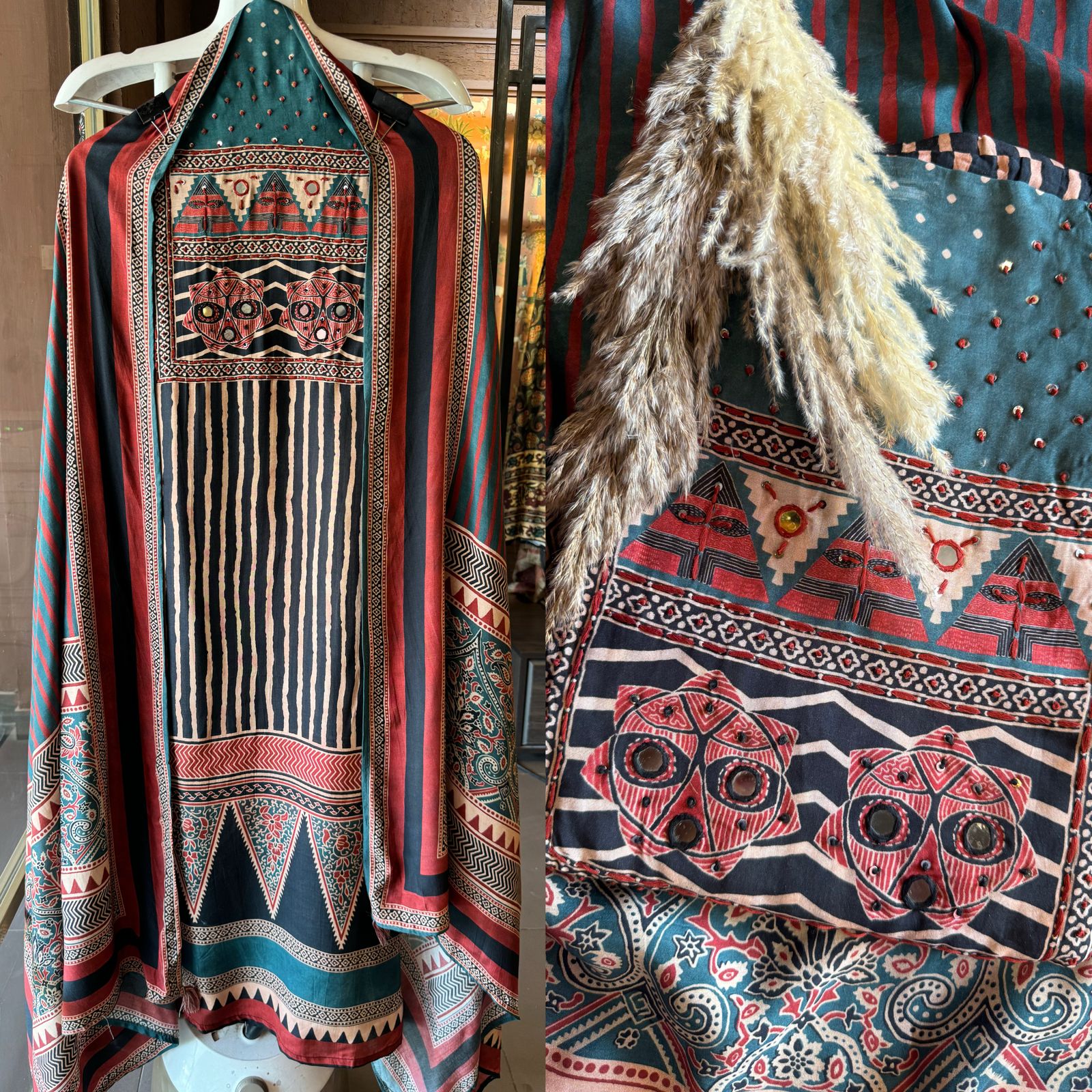 Soft Muslin Block printed Kalamkari print Shirt