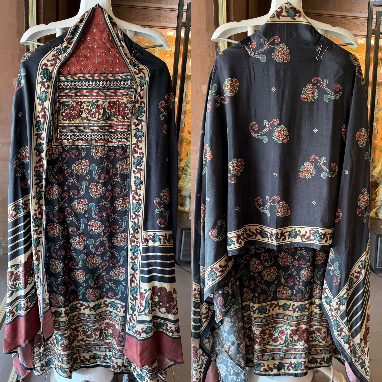 Soft Muslin Block printed Kalamkari print Shirt