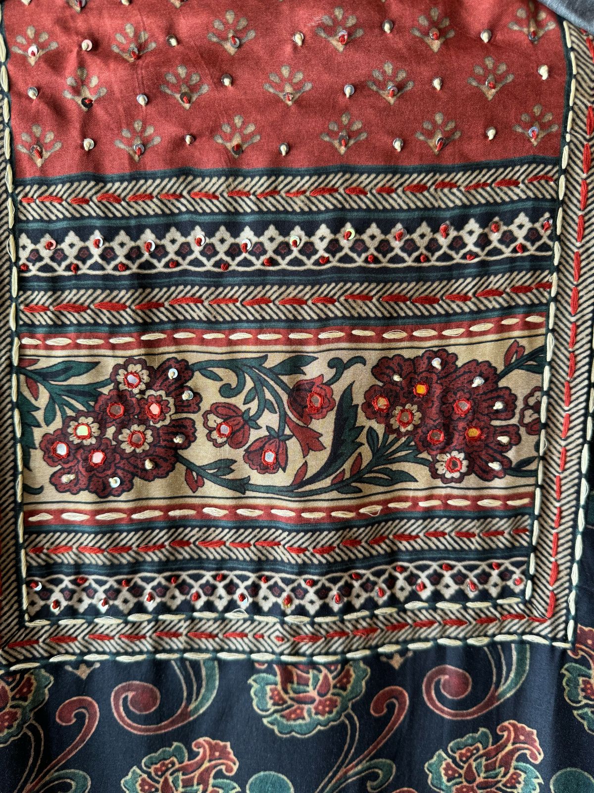 Soft Muslin Block printed Kalamkari print Shirt