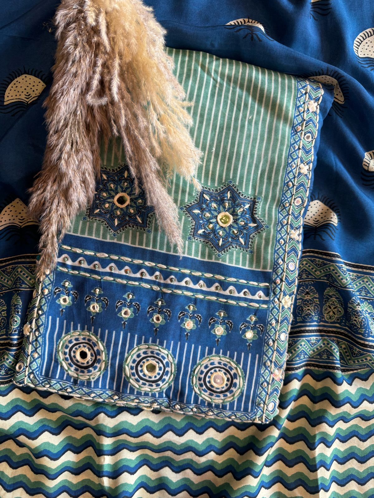 Soft Muslin Block printed Kalamkari print Shirt