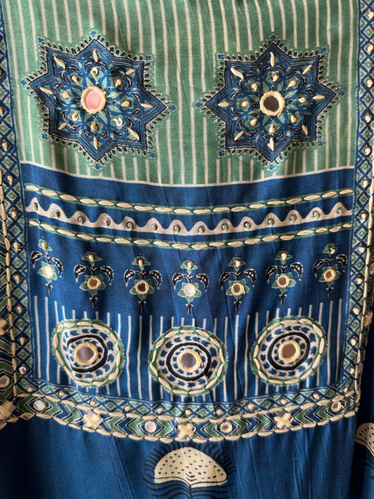 Soft Muslin Block printed Kalamkari print Shirt