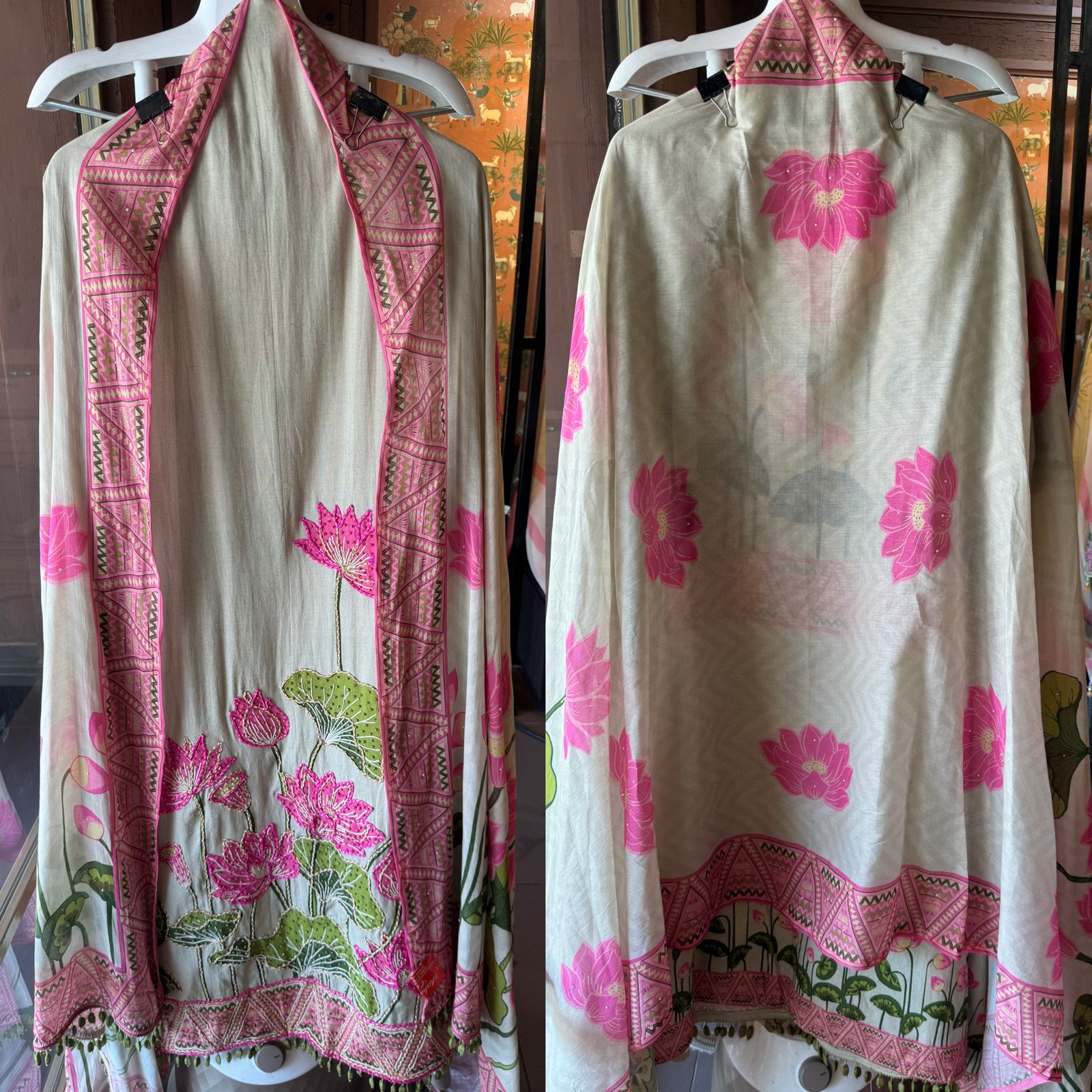 Shop Our Latest Collections this summer on KHAADI COTTON WITH PICHWAI DESIGN