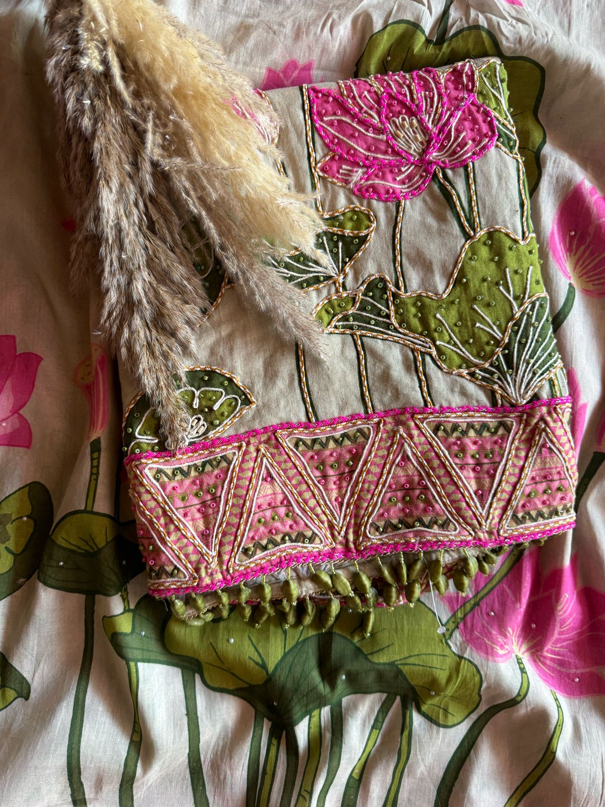 Shop Our Latest Collections this summer on KHAADI COTTON WITH PICHWAI DESIGN