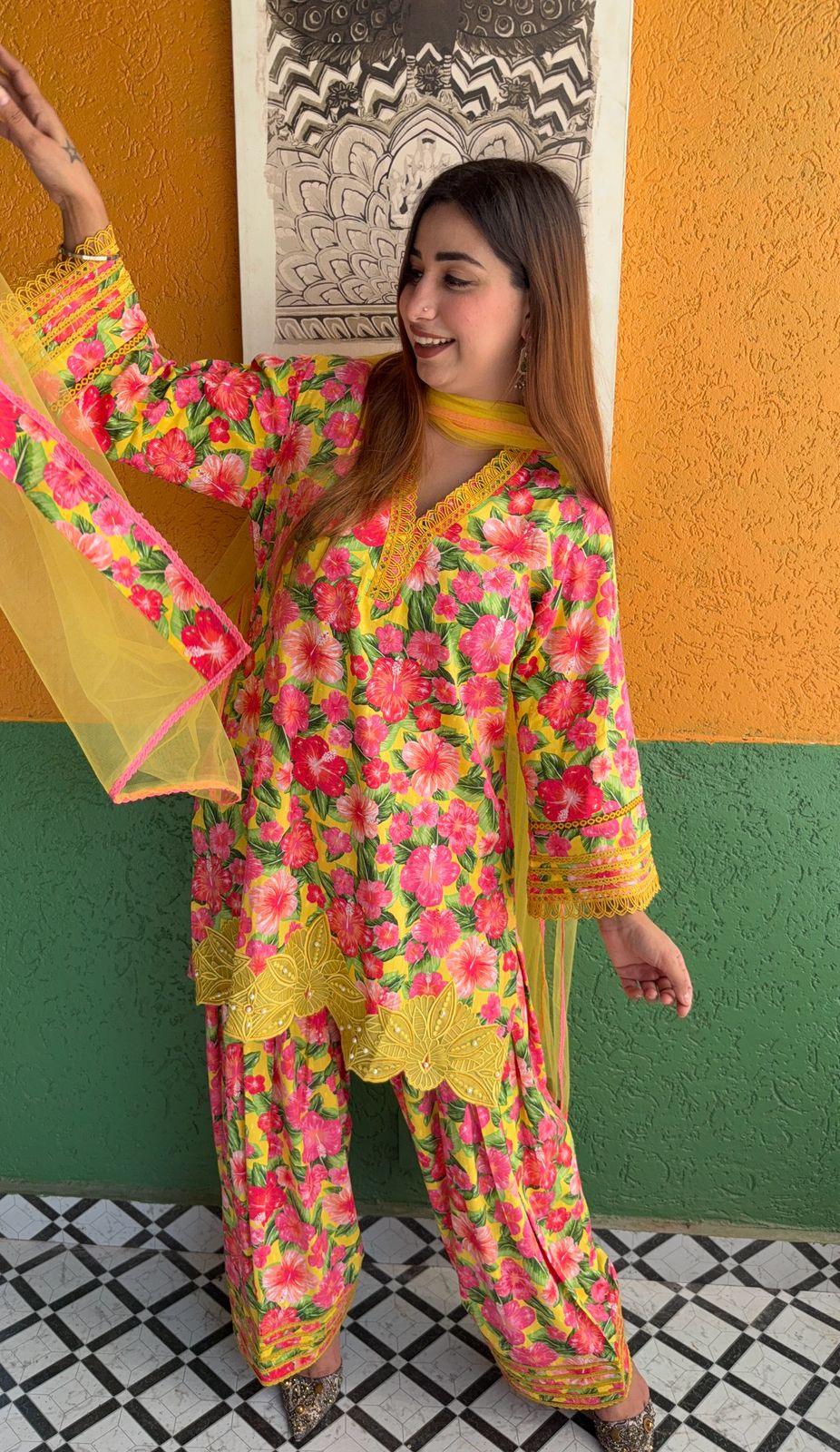 Pure cotton Stitched Suit