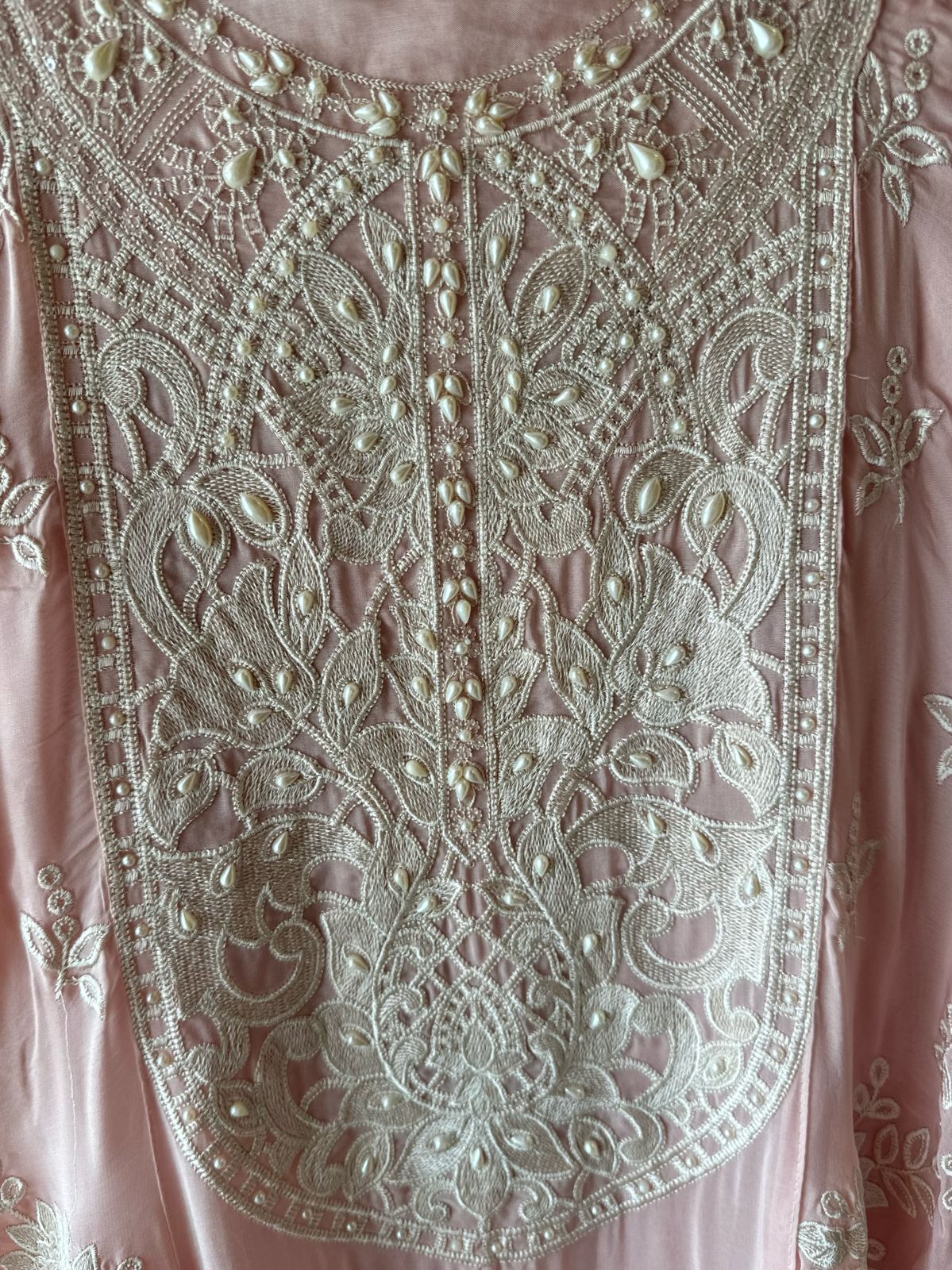 Soft and flowy organza Unstitched shirt