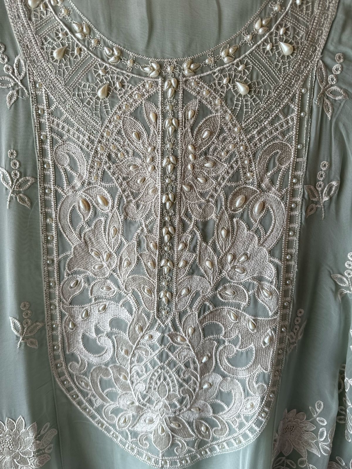 Soft and flowy organza Unstitched shirt