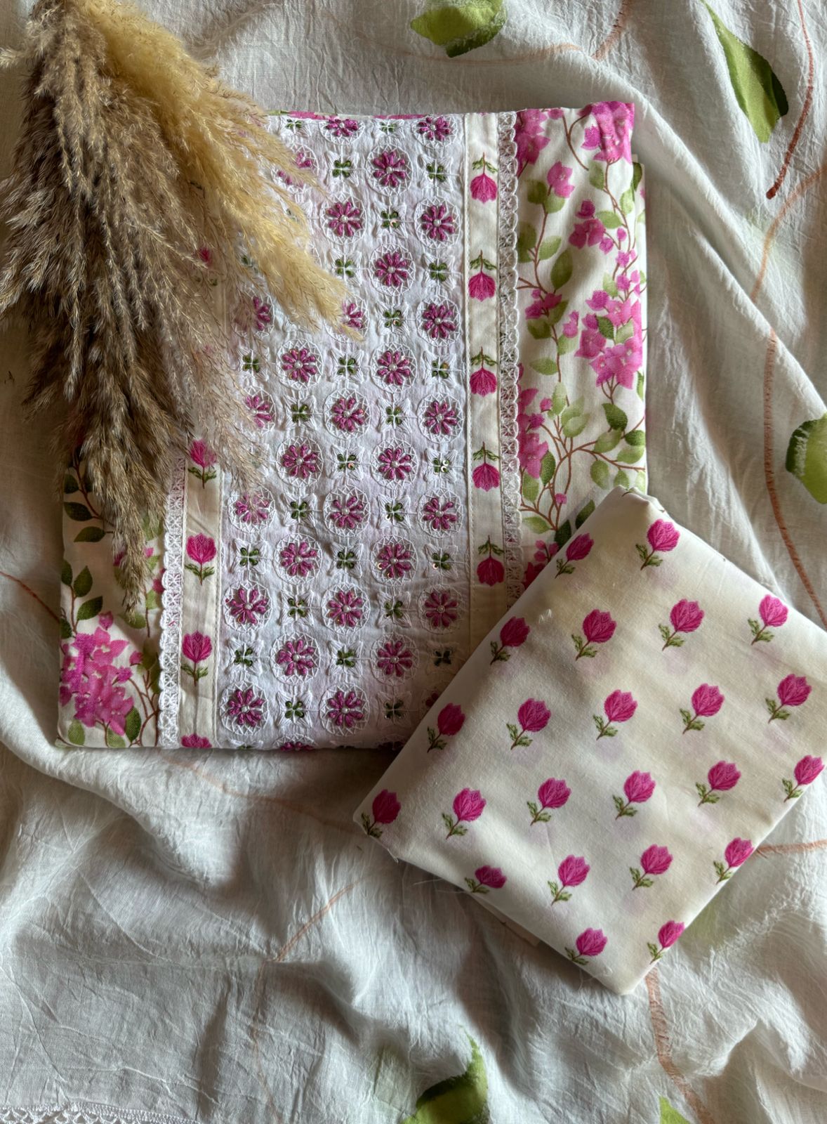 Pure cotton floral digital printed Unstitched Shirt