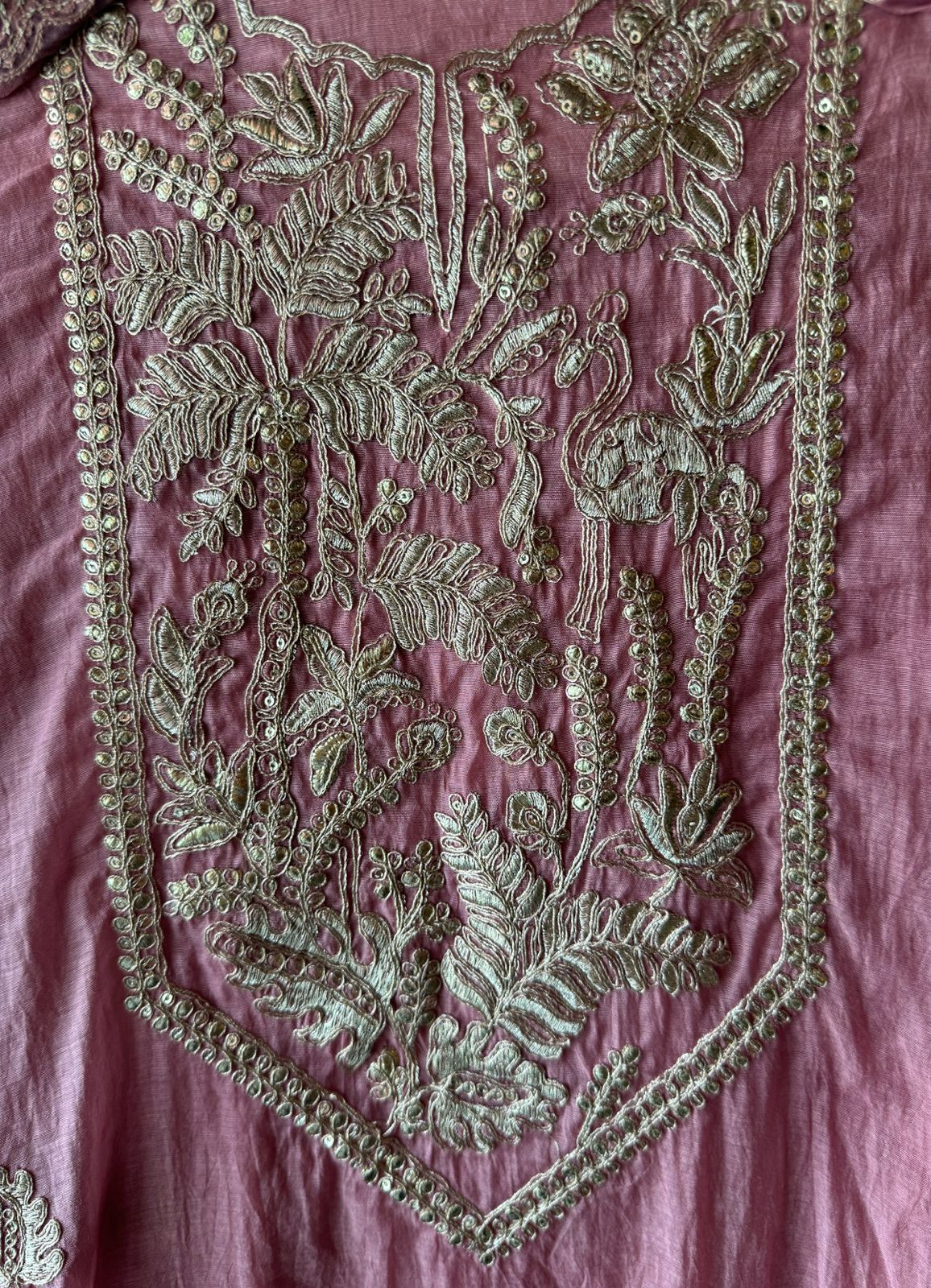 Shop Our latest Mul Chanderi Articles with pitta work