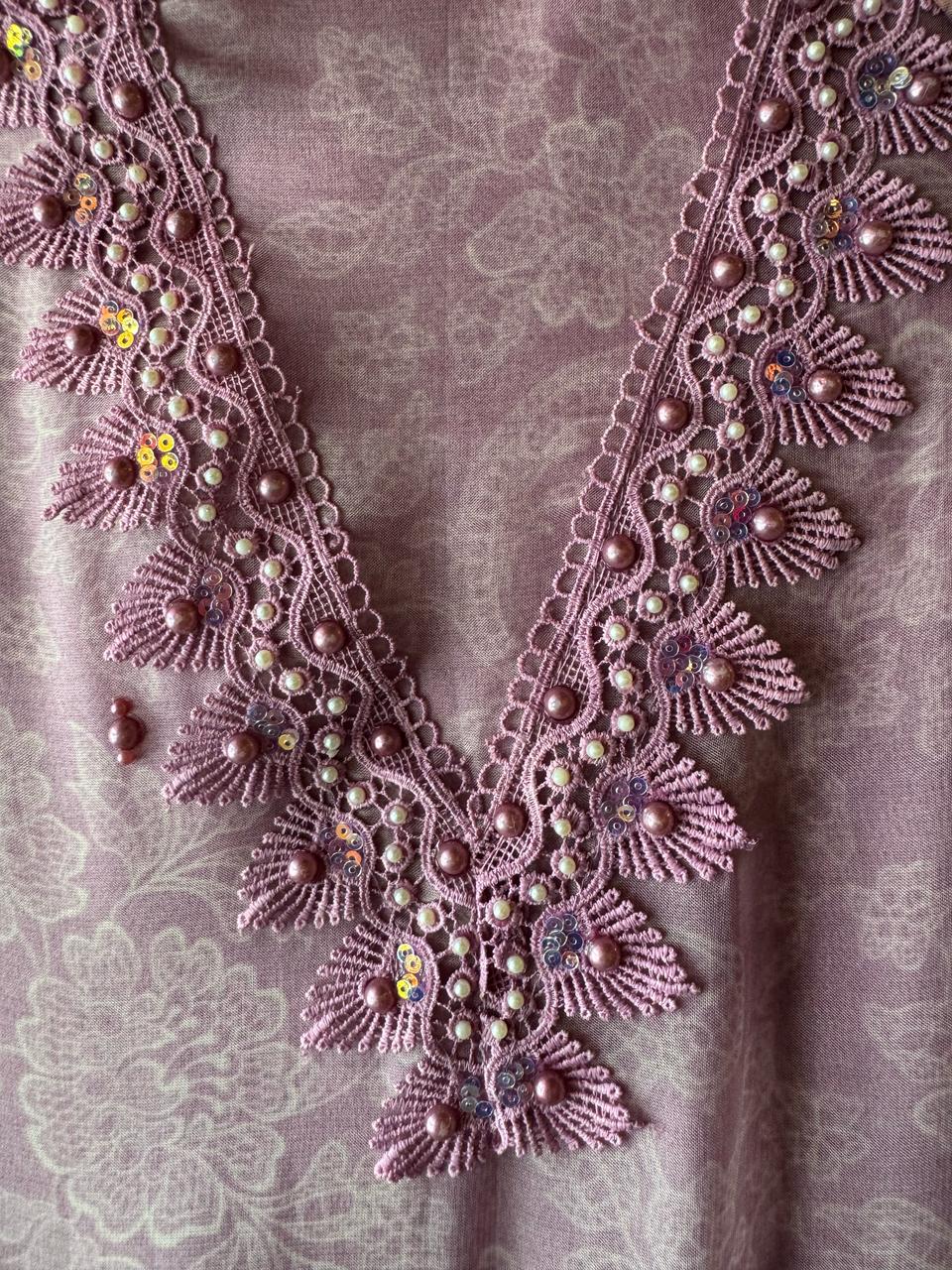 Soft organza Unstitched suit