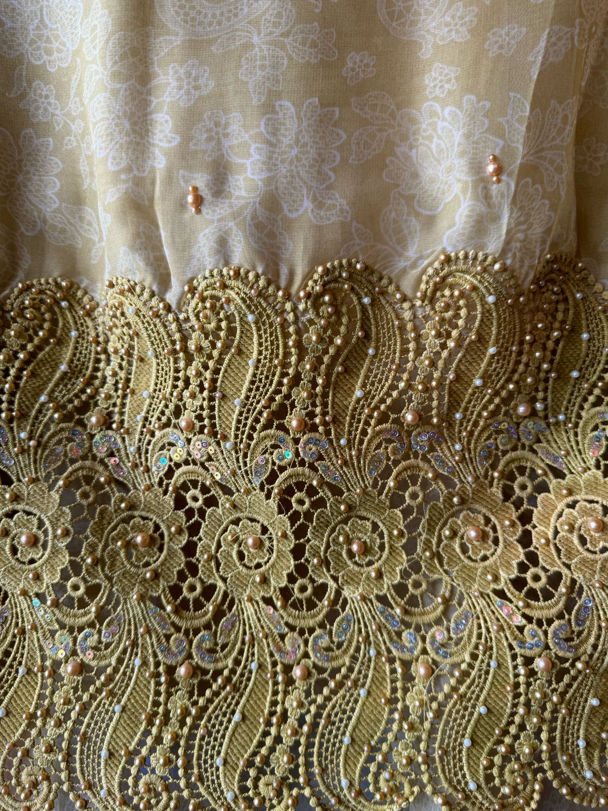 Soft organza Unstitched suit