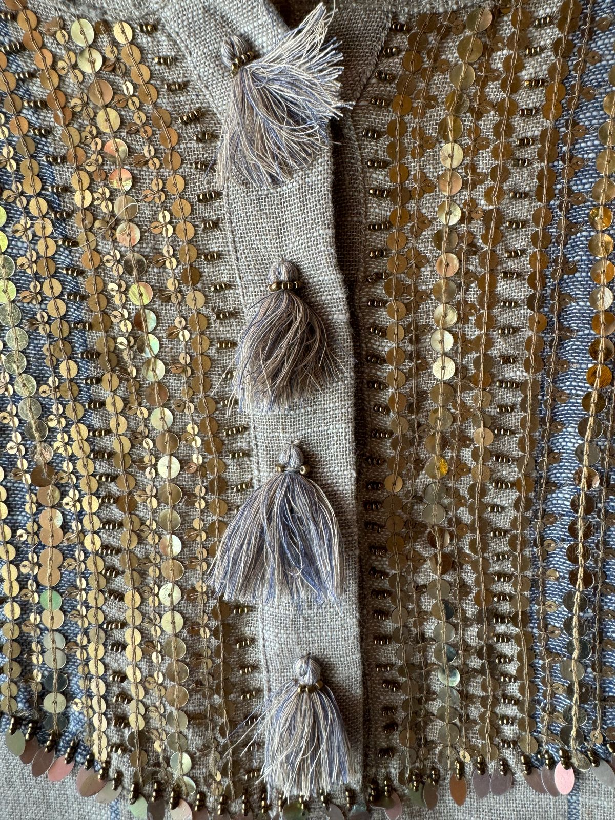 Cotton Jute Stitched coord set