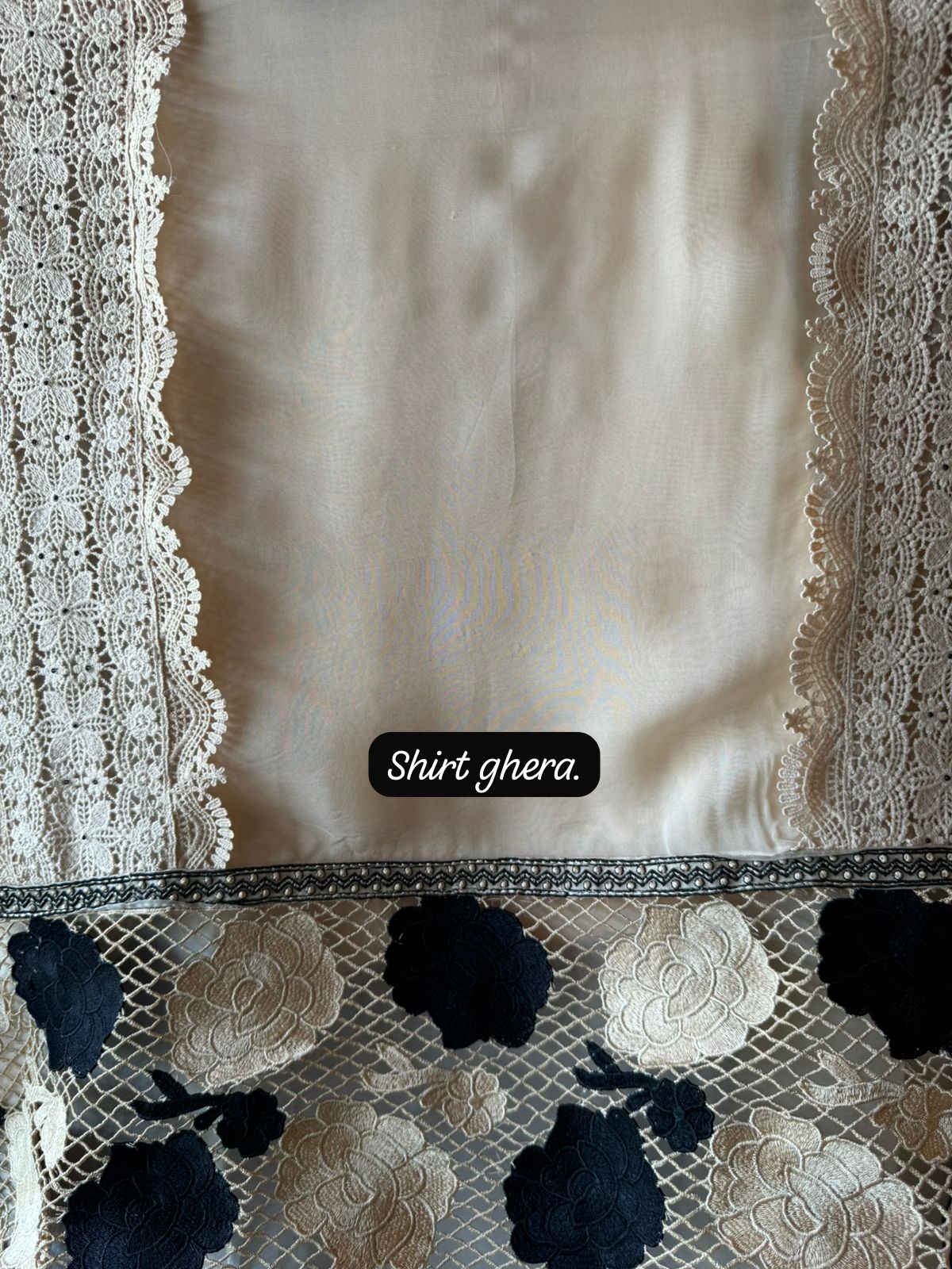 Pure soft organza  unstitched Suit