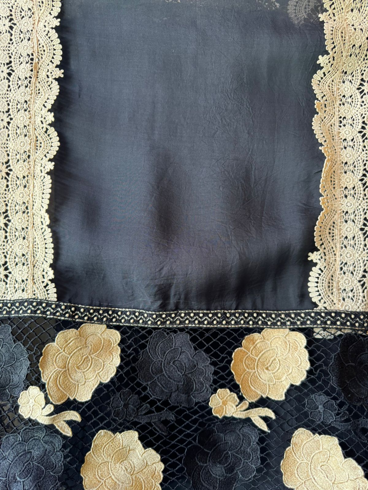 Pure soft organza  unstitched Suit