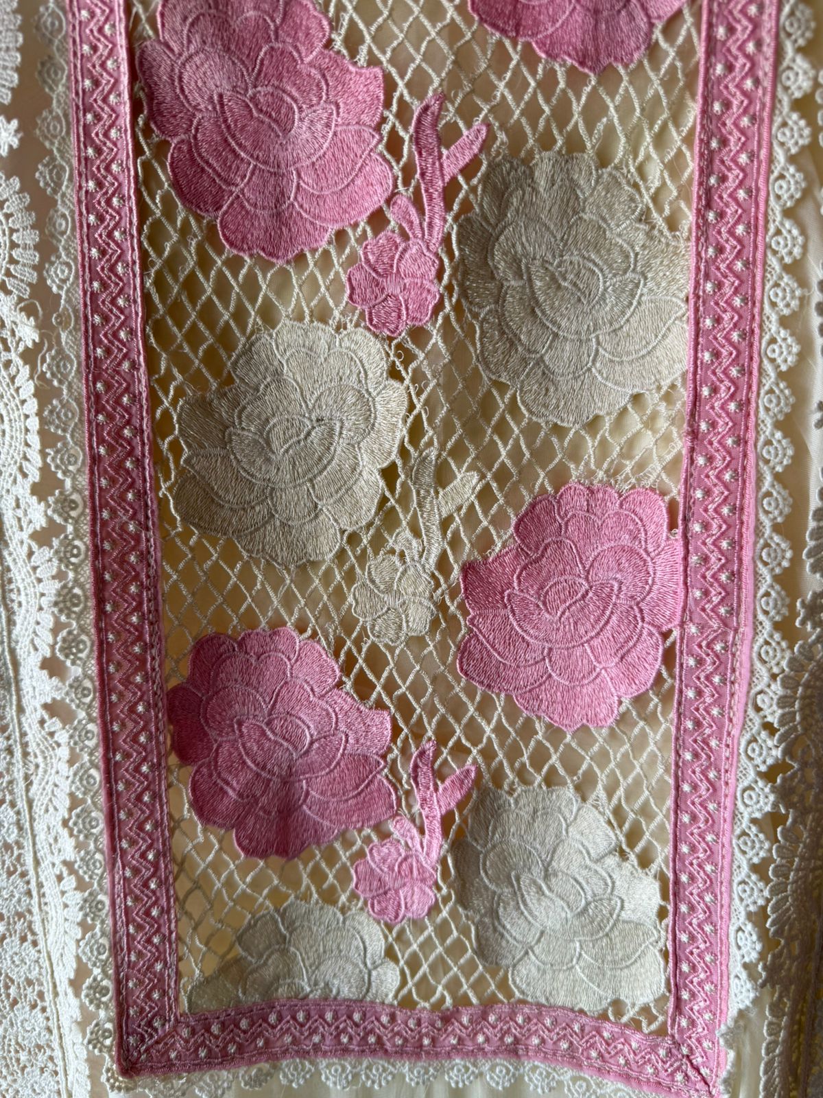 Pure soft organza  unstitched Suit