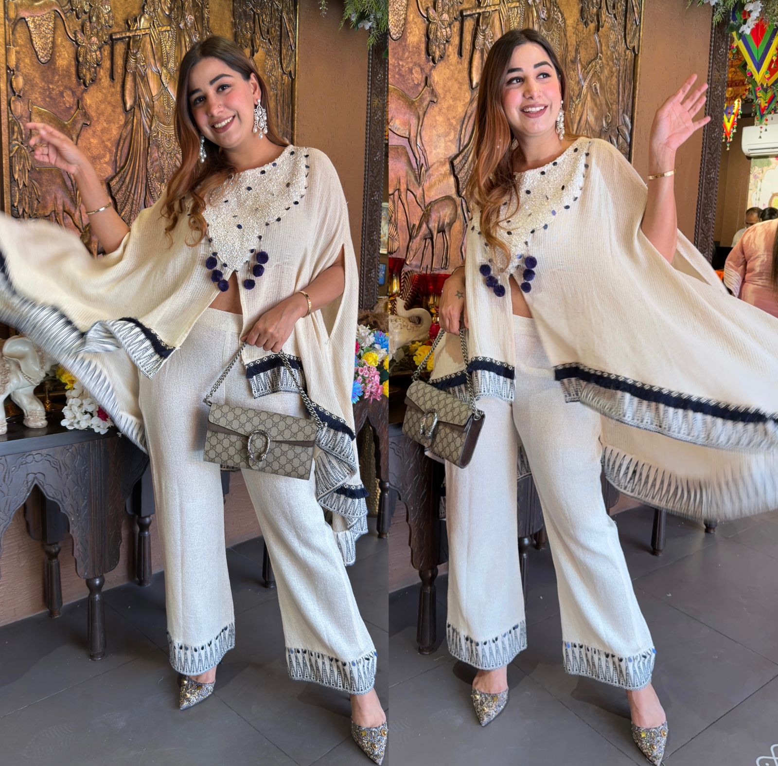 Shop our new cape style kaaftan set