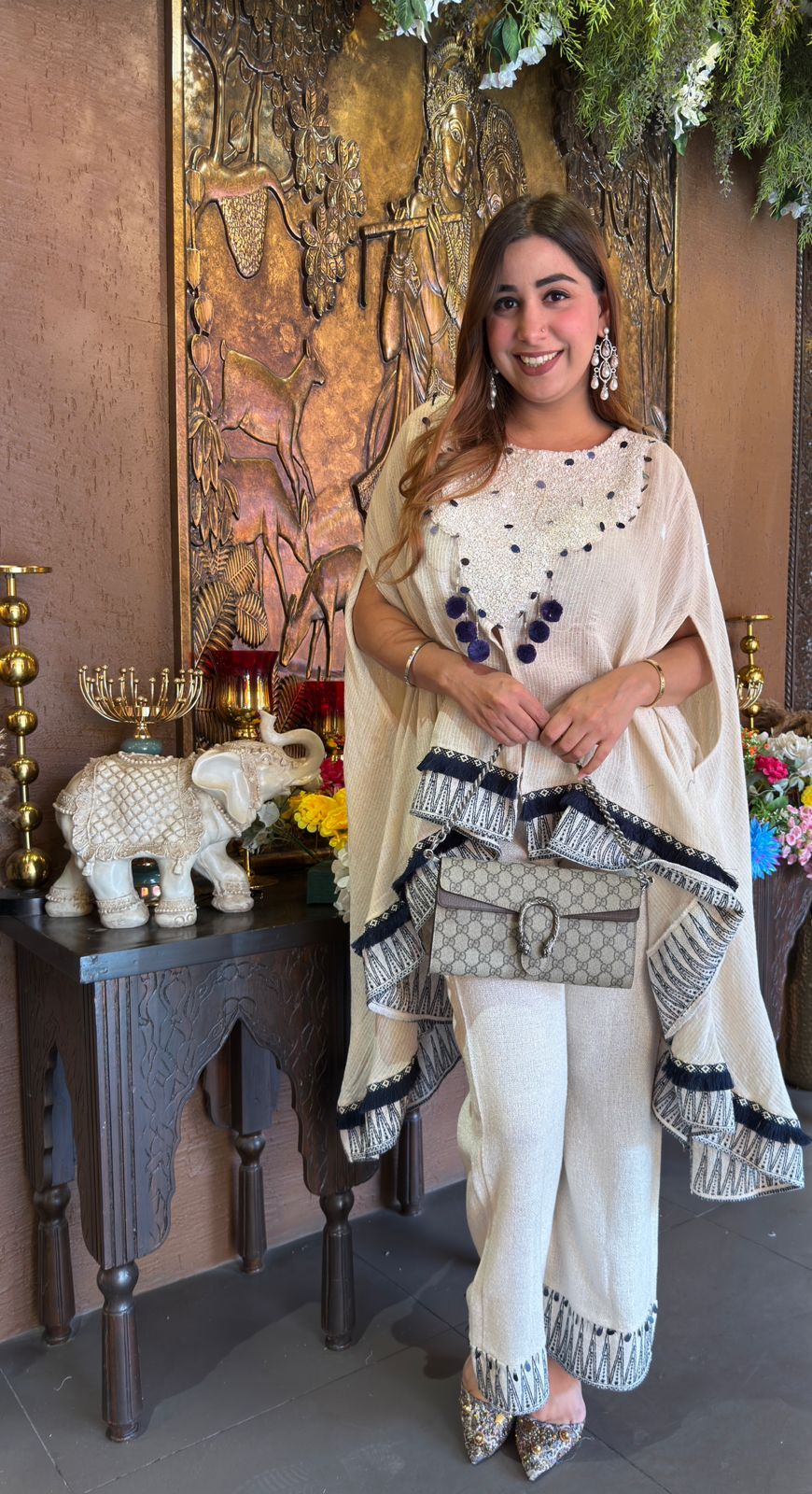 Shop our new cape style kaaftan set