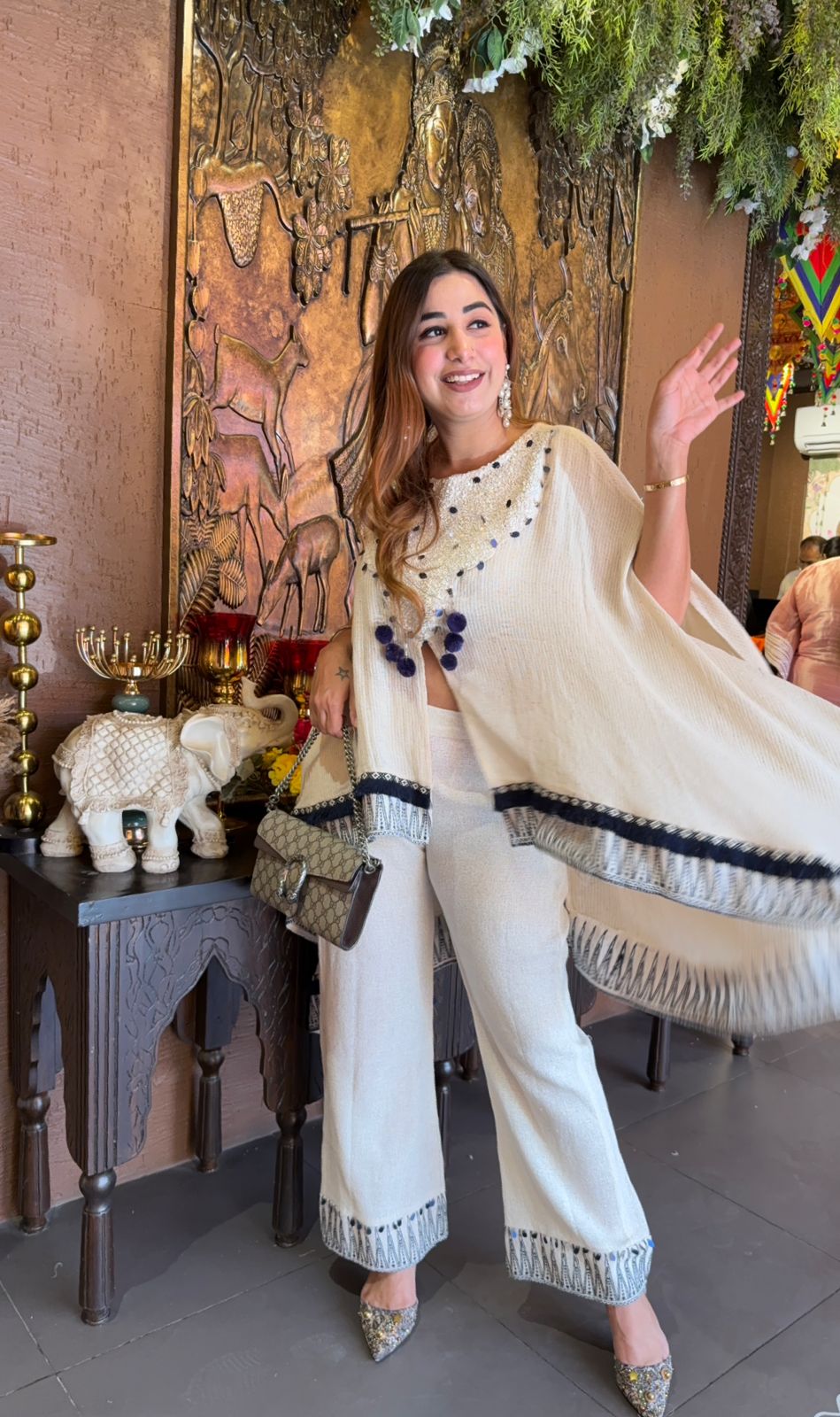 Shop our new cape style kaaftan set