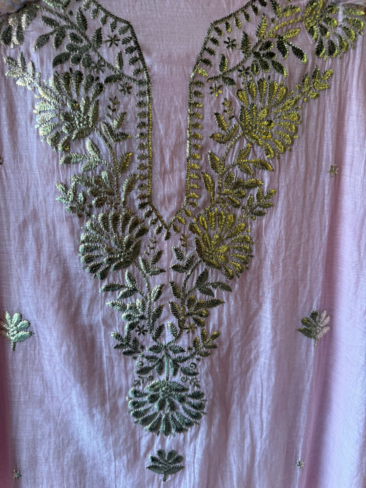 Shop Our latest Mul Chanderi Articles with pitta work