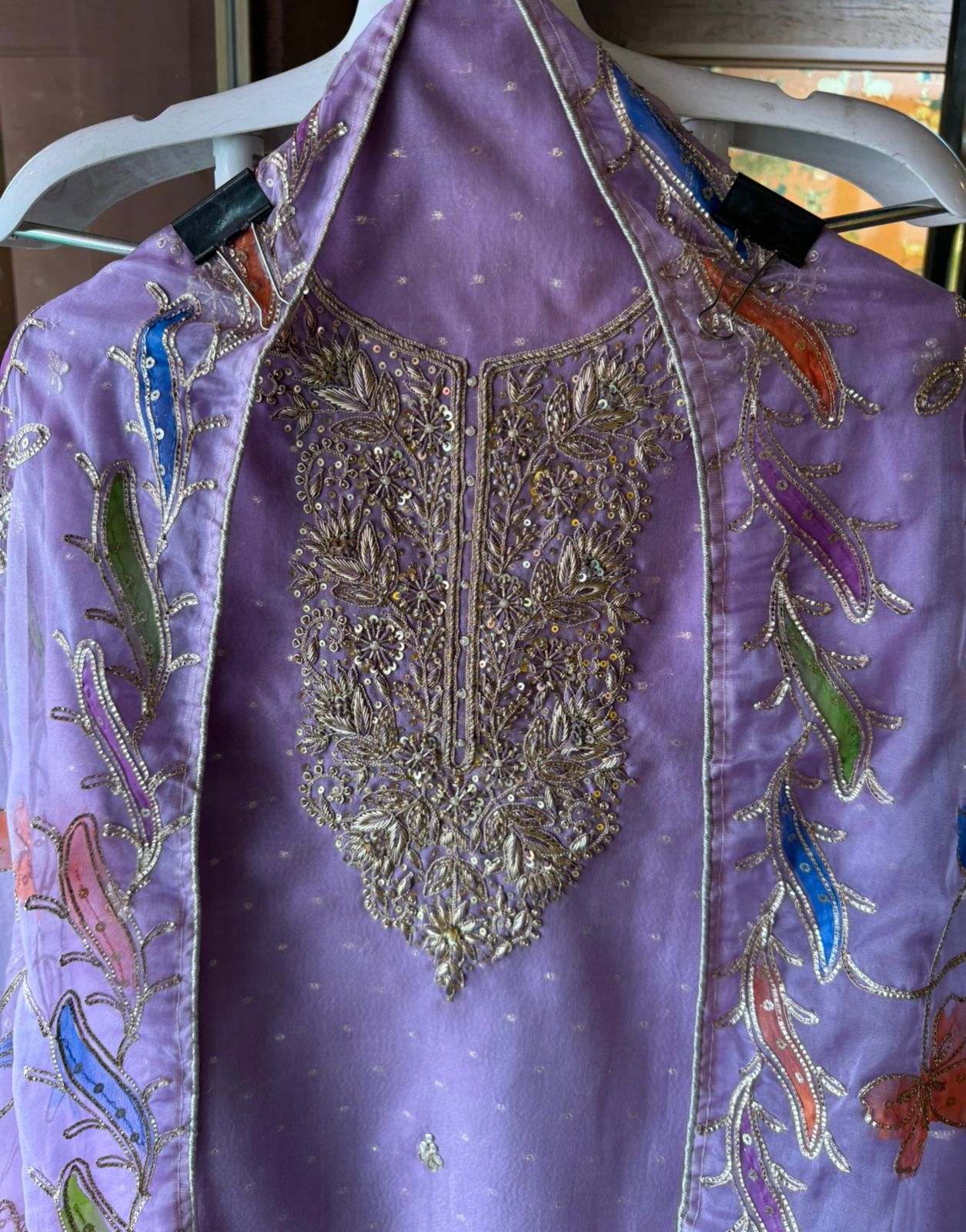 Pure chanderi Unstitched Shirt