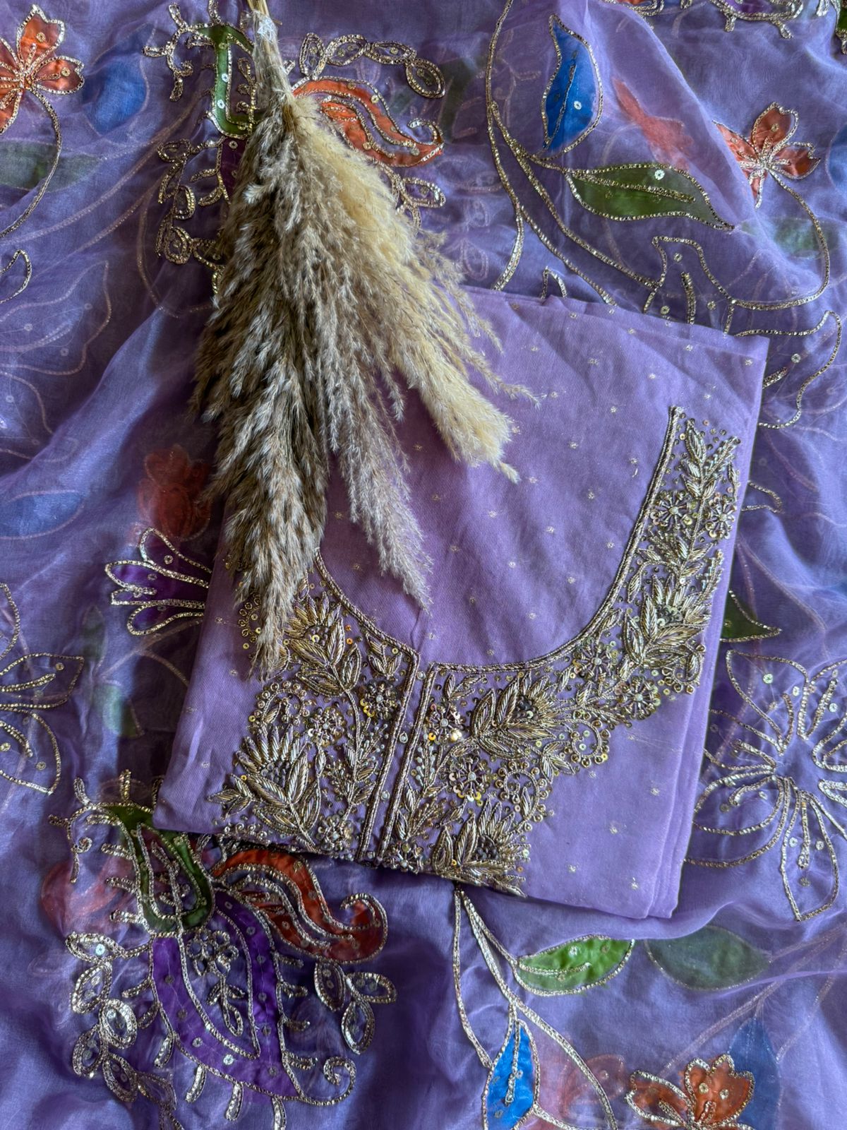 Pure chanderi Unstitched Shirt