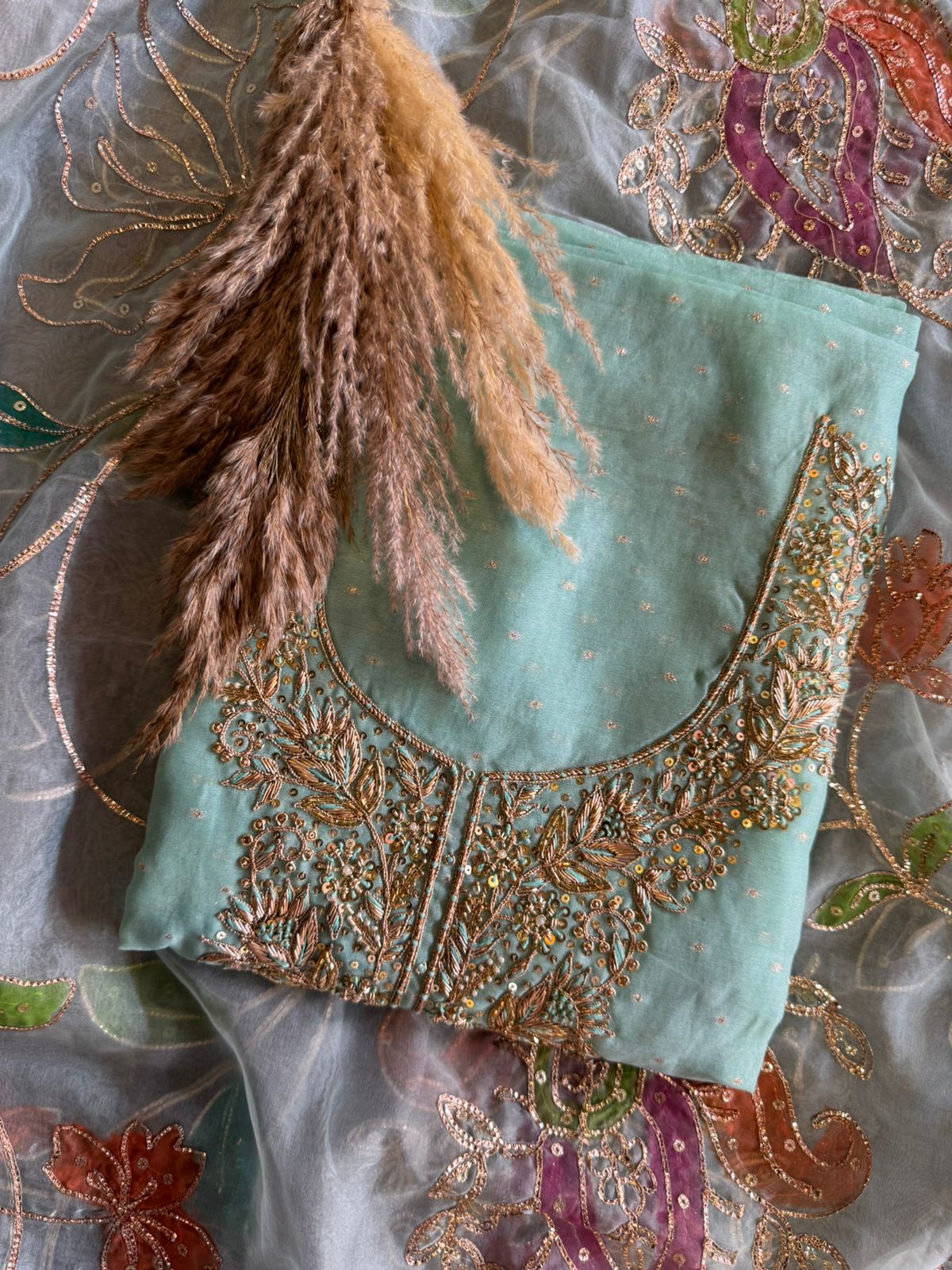 Pure chanderi Unstitched Shirt