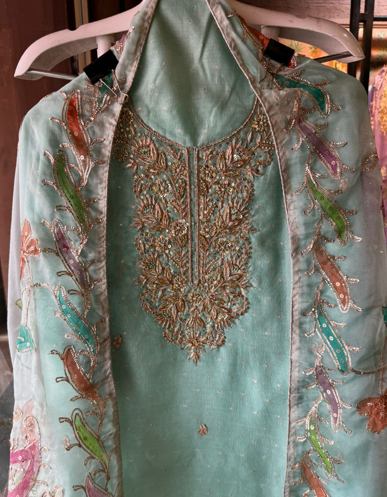 Pure chanderi Unstitched Shirt