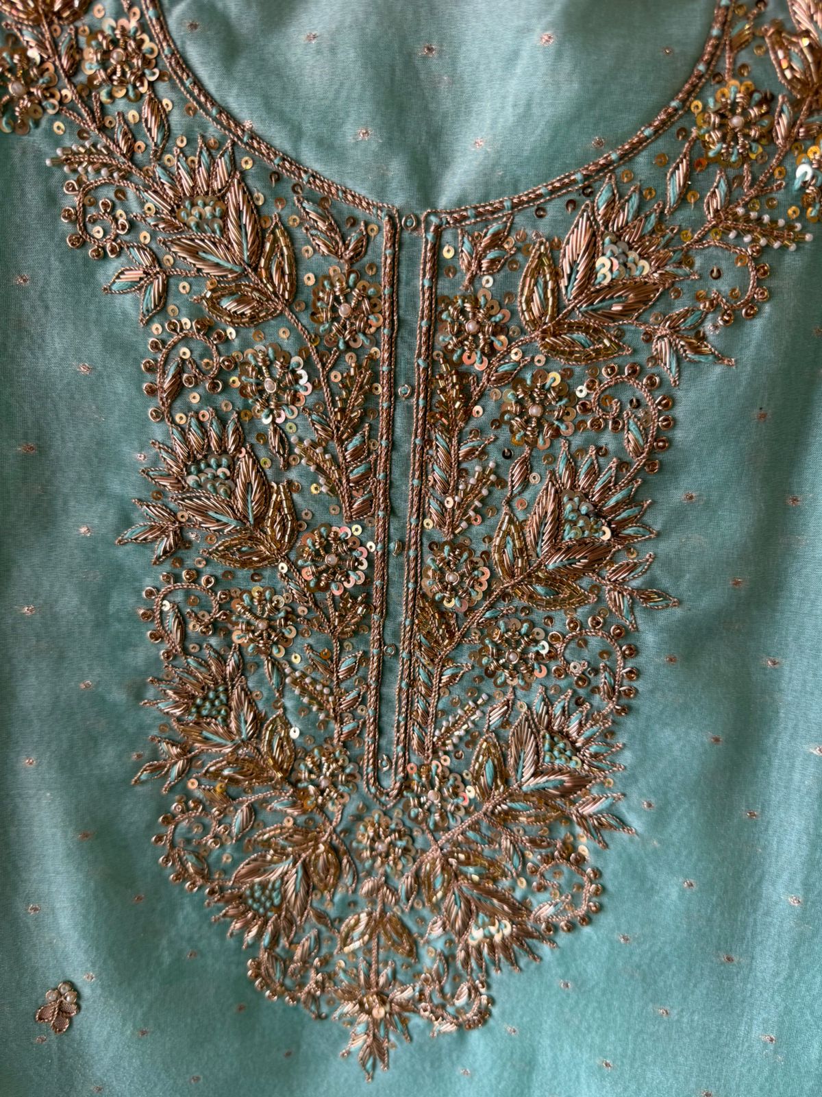 Pure chanderi Unstitched Shirt