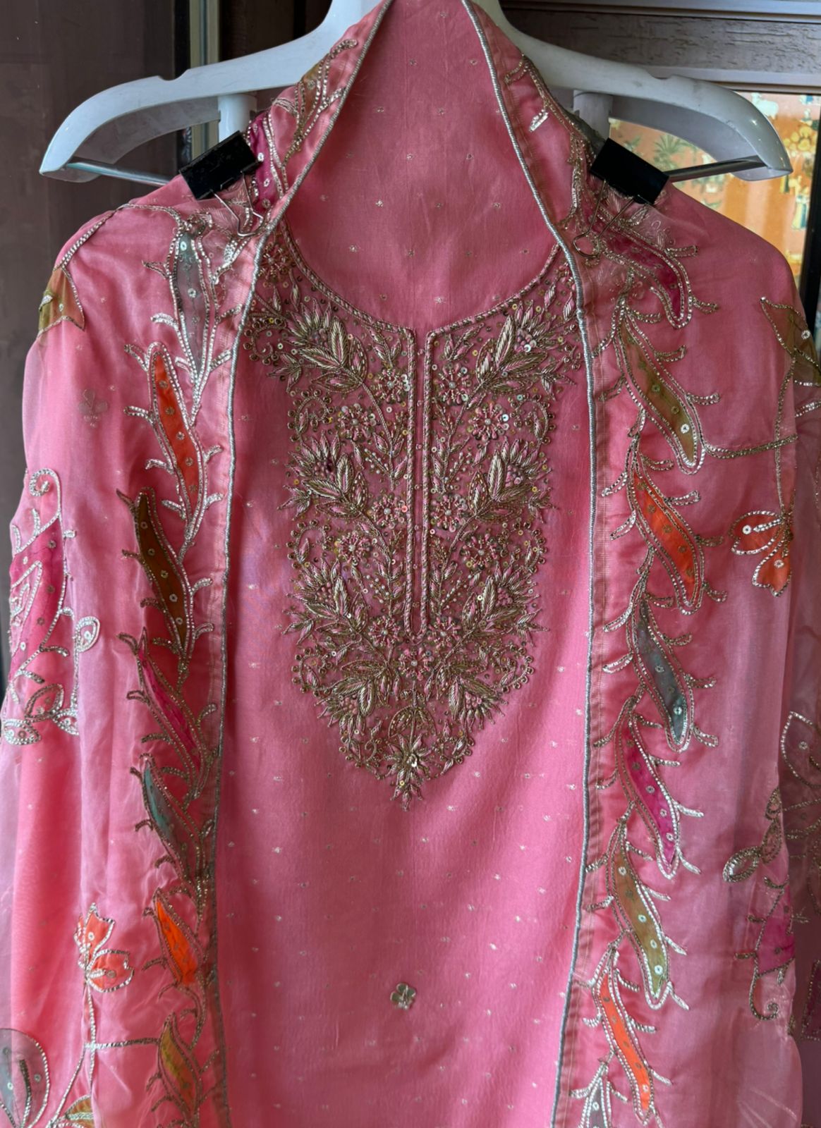 Pure chanderi Unstitched Shirt