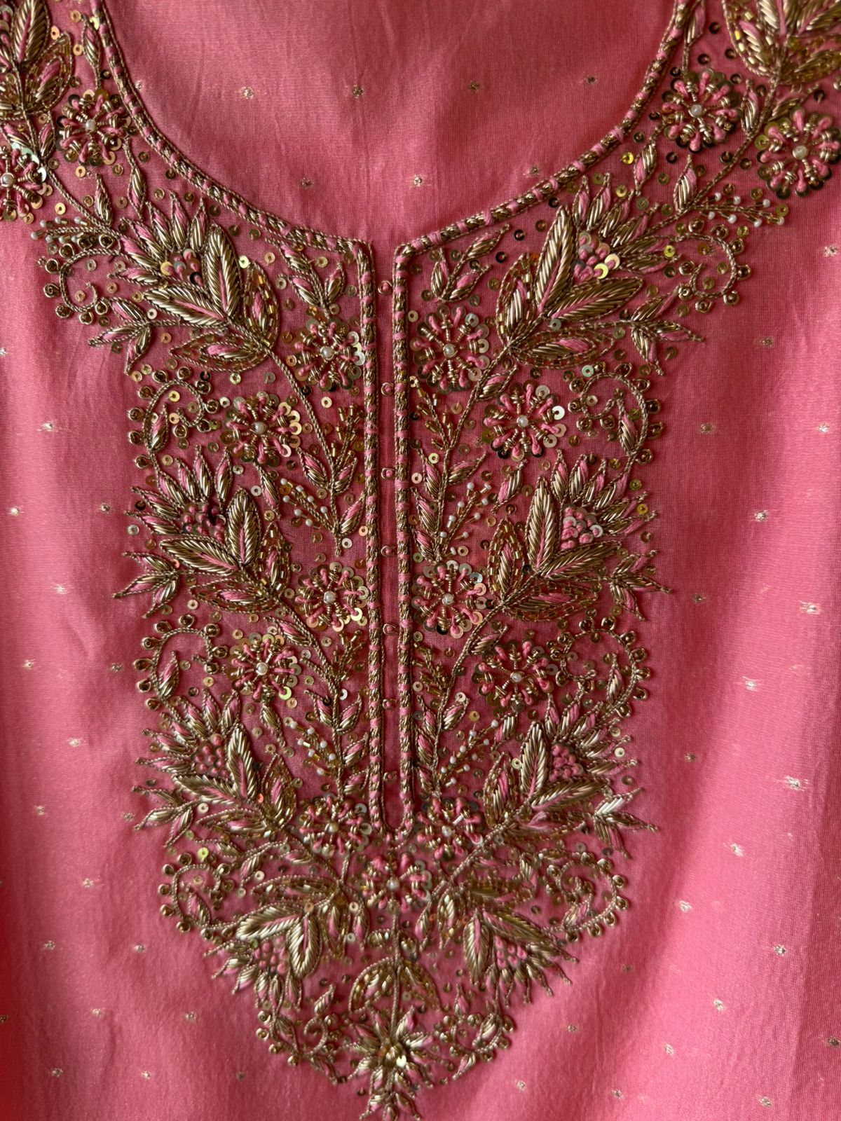 Pure chanderi Unstitched Shirt