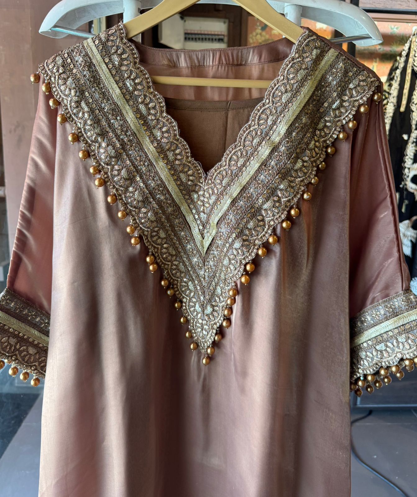 Shop Our New coord set on glass tissue