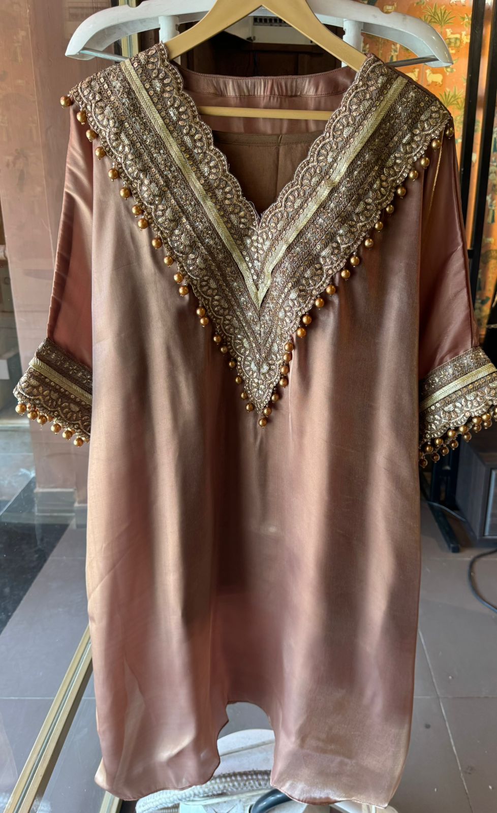 Shop Our New coord set on glass tissue