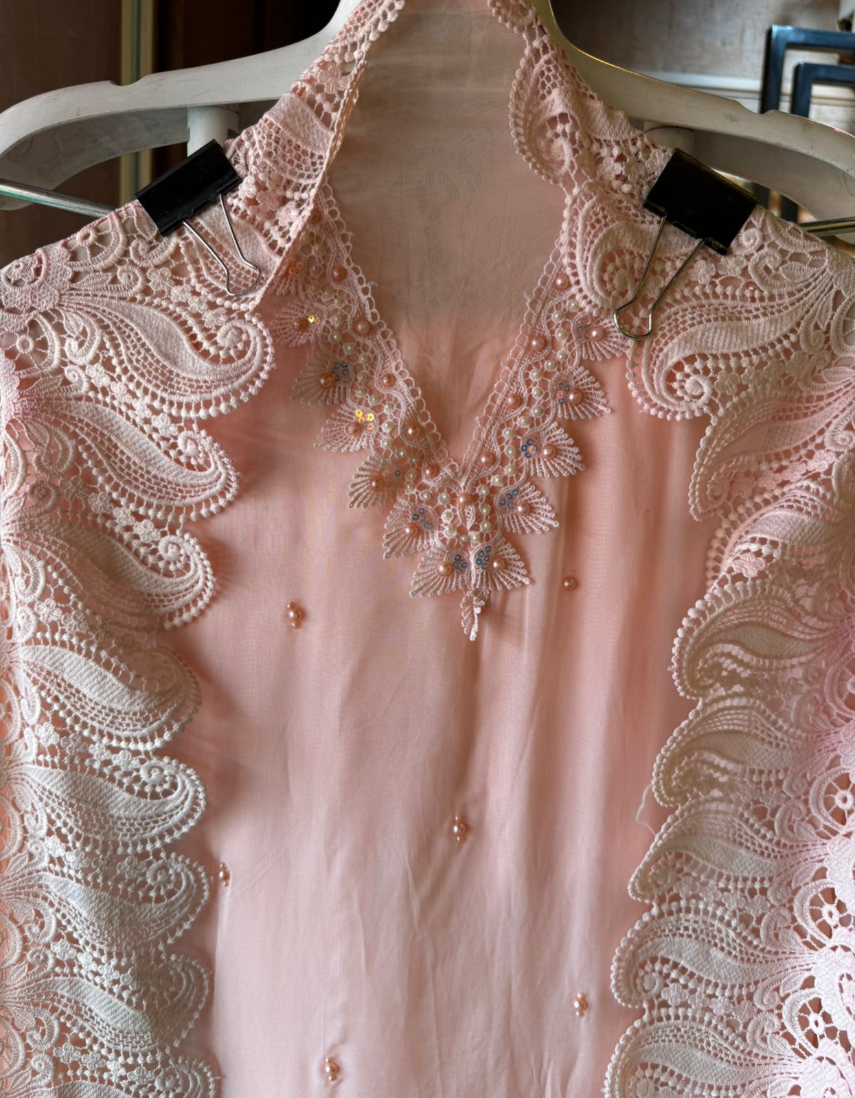 Soft organza Unstitched suit