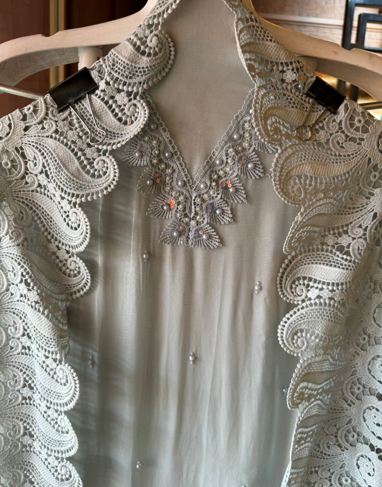 Soft organza Unstitched suit