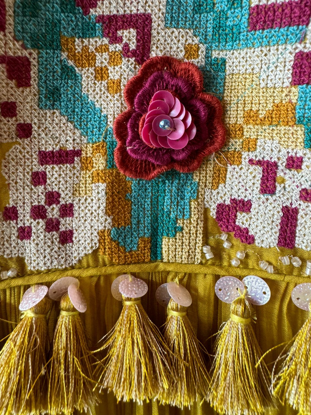 Pure Mul chanderi Pleated designer suit