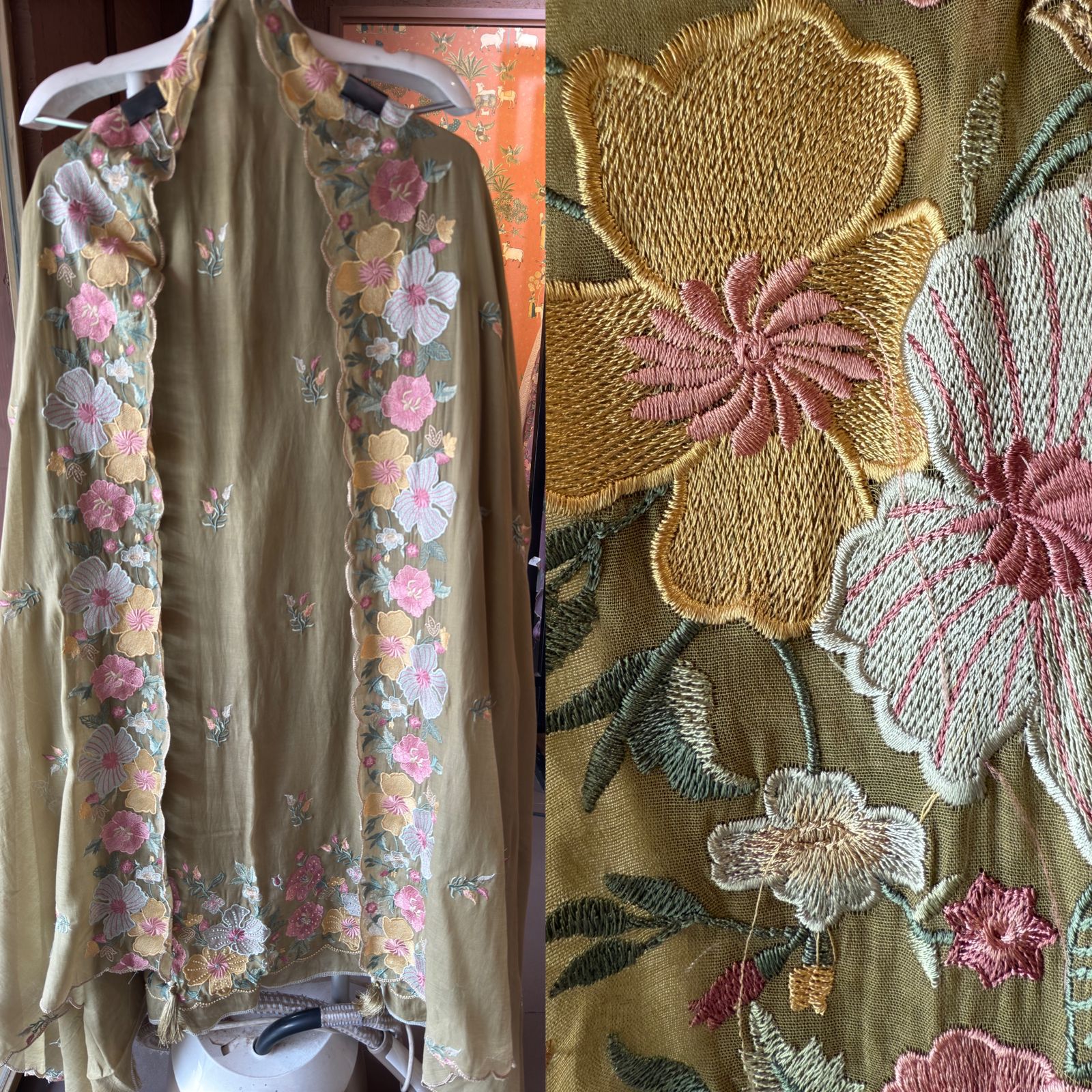 Mul cotton Unstitched suit design